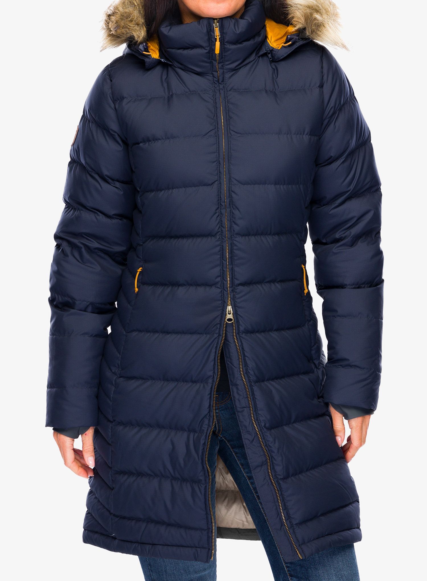 Ženski plašč Rab Deep Cover Parka - deep denim