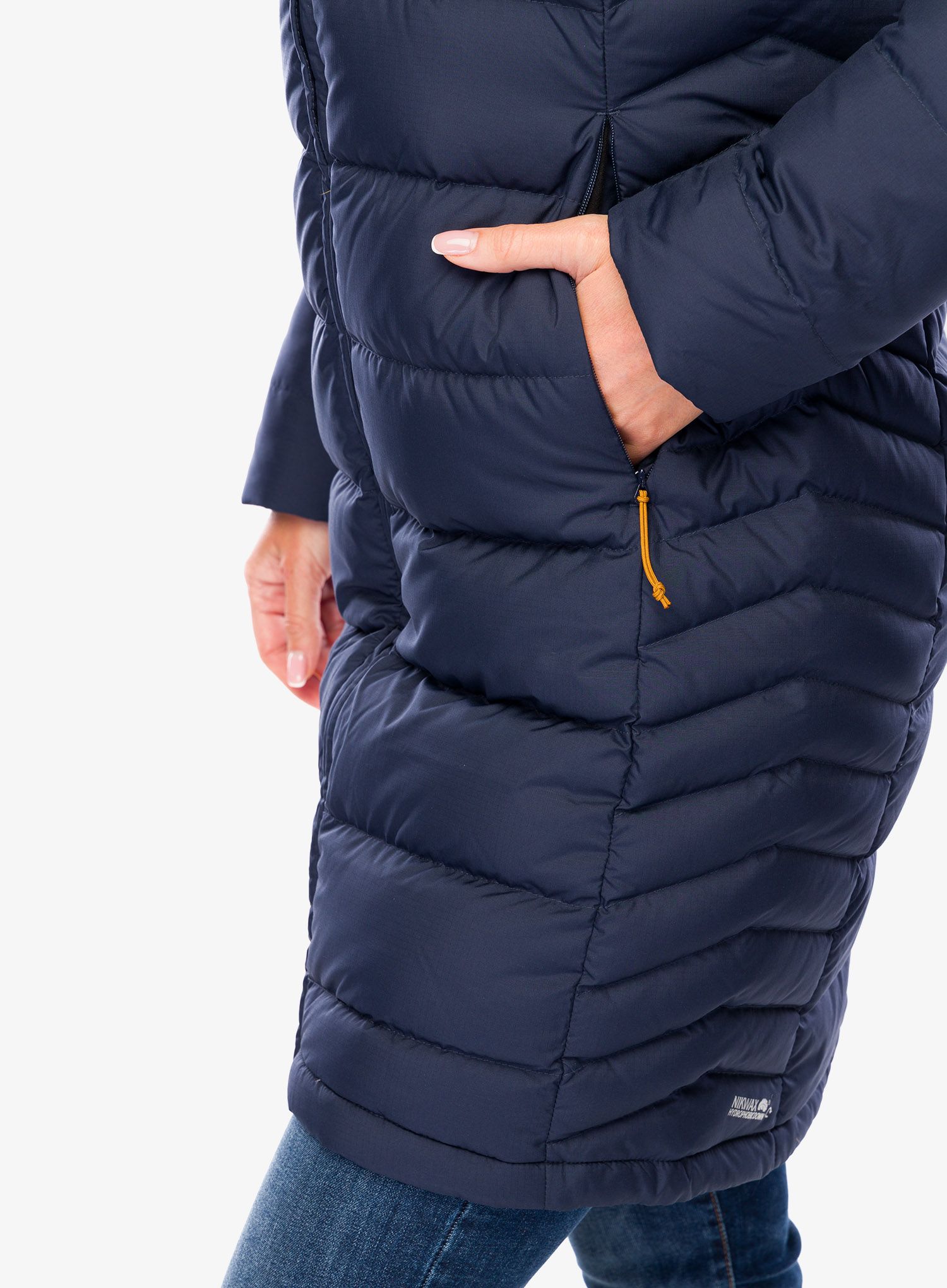 Ženski plašč Rab Deep Cover Parka - deep denim