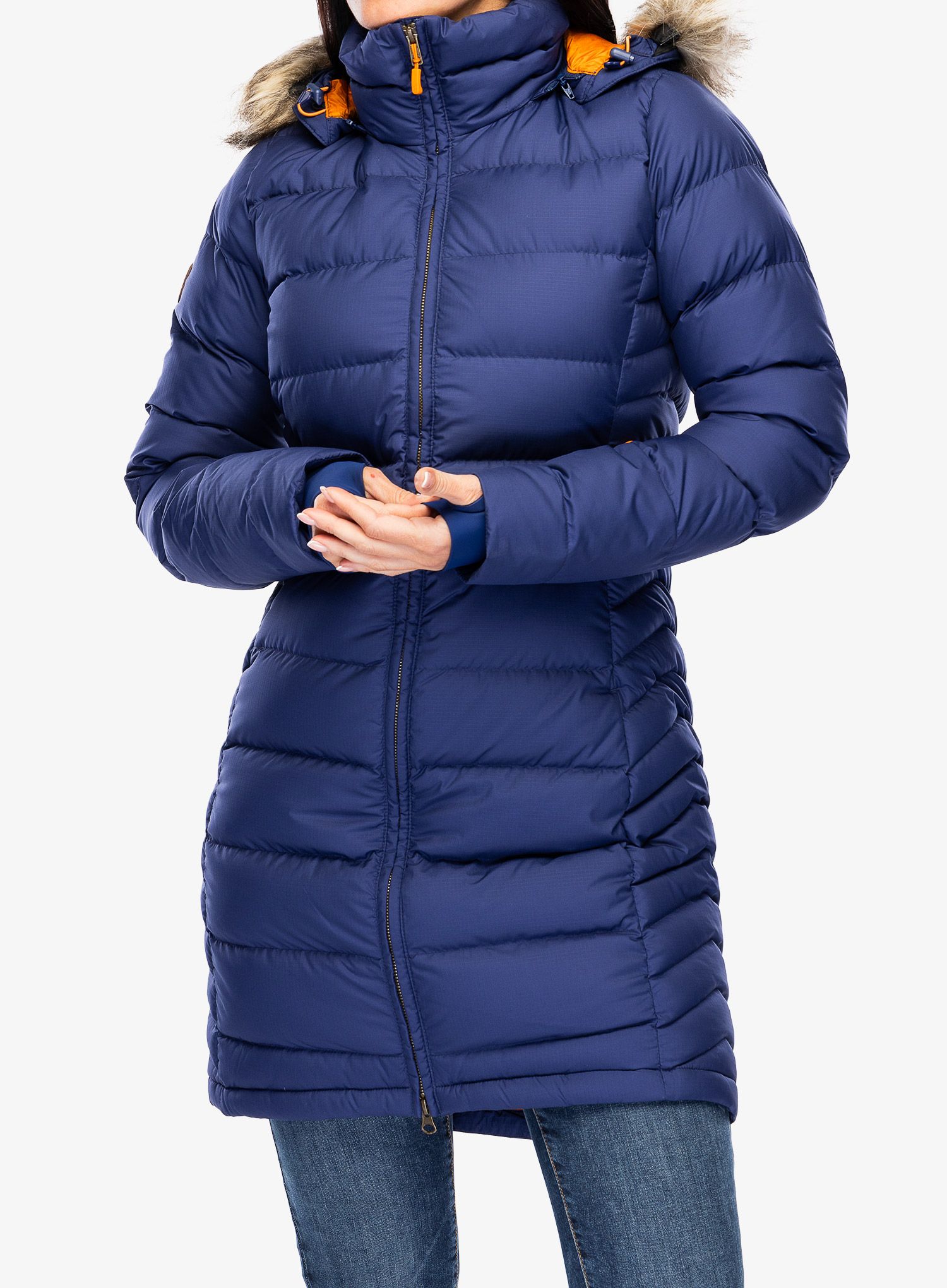 Puhast plašč Rab Deep Cover Parka - patriot blue
