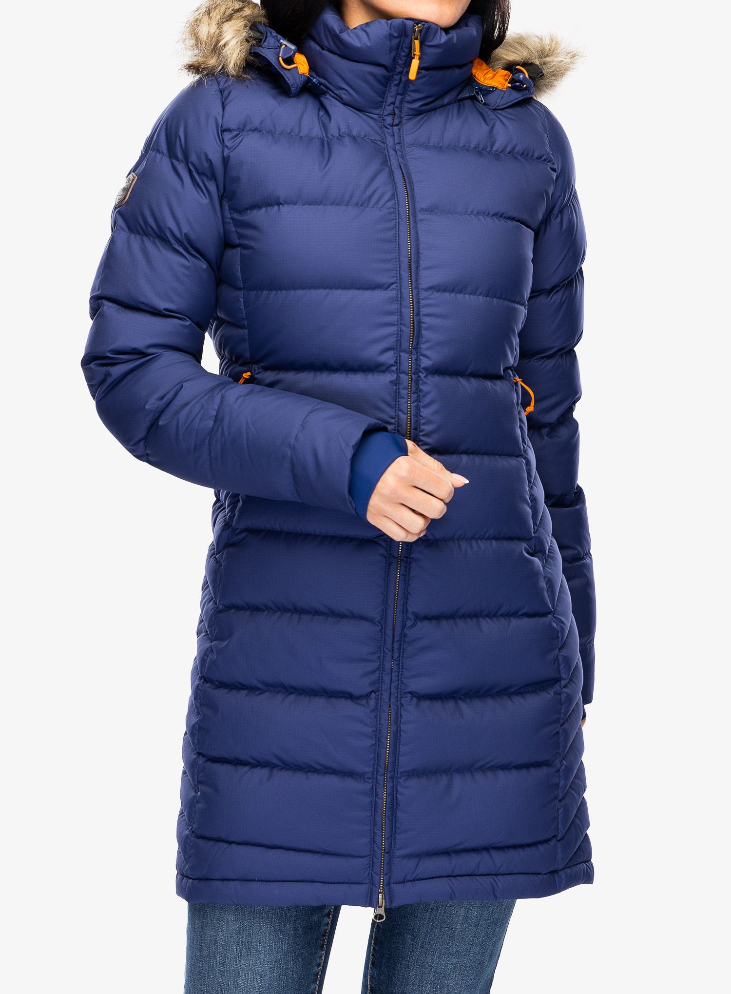 Puhast plašč Rab Deep Cover Parka - patriot blue