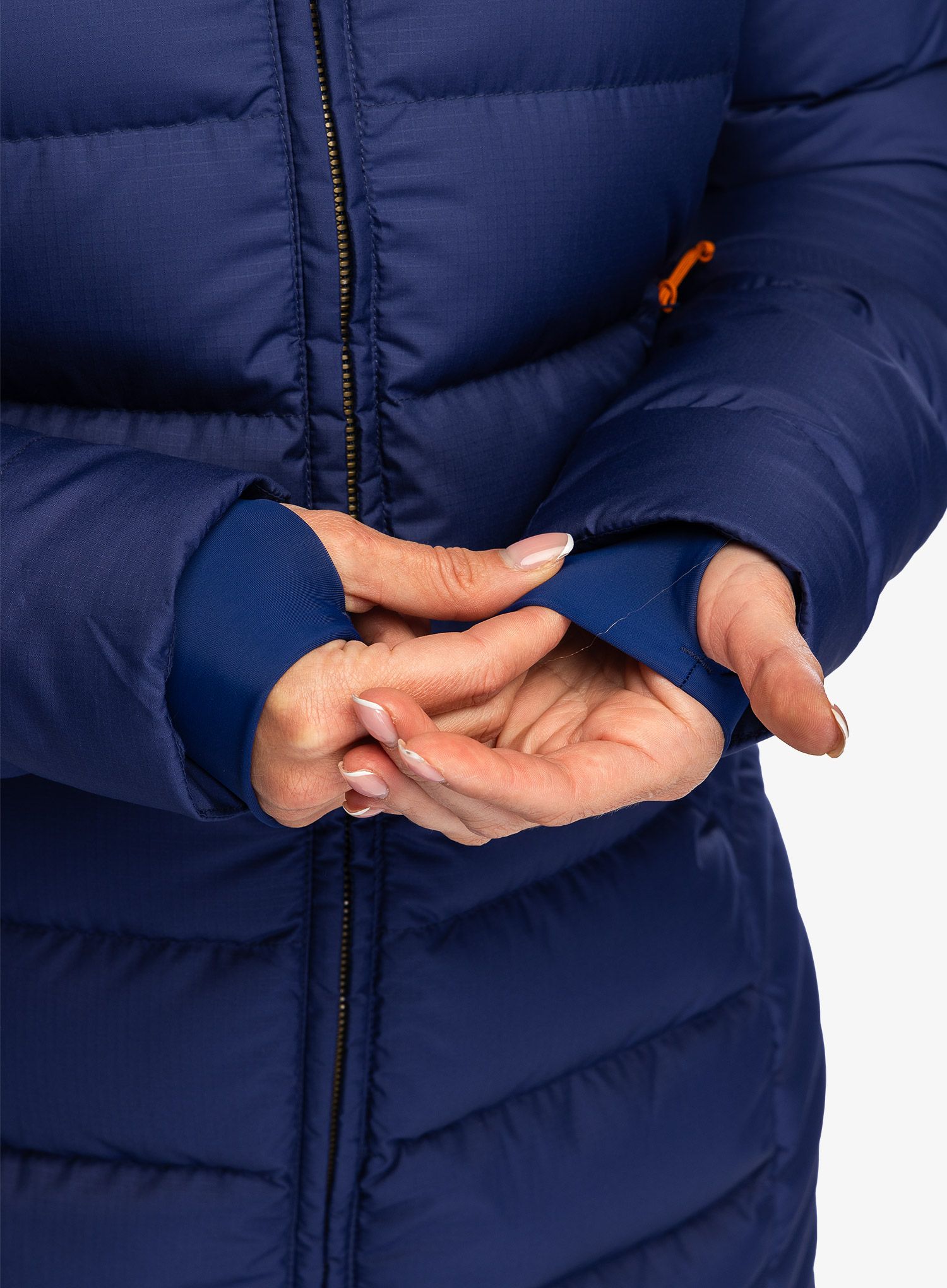 Puhast plašč Rab Deep Cover Parka - patriot blue