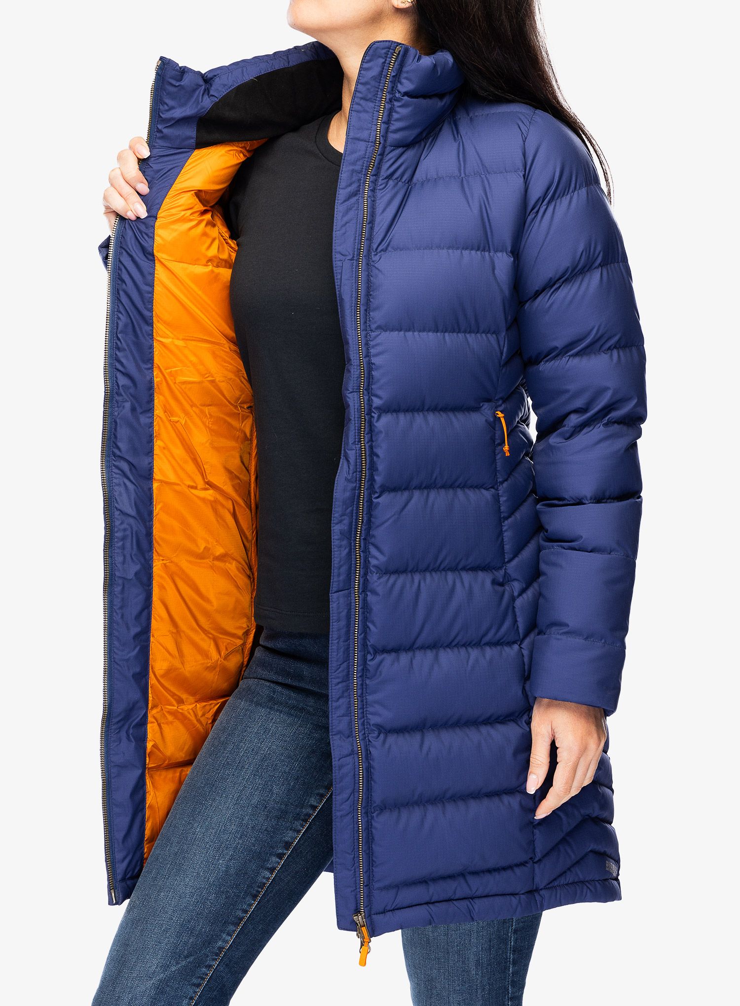 Puhast plašč Rab Deep Cover Parka - patriot blue