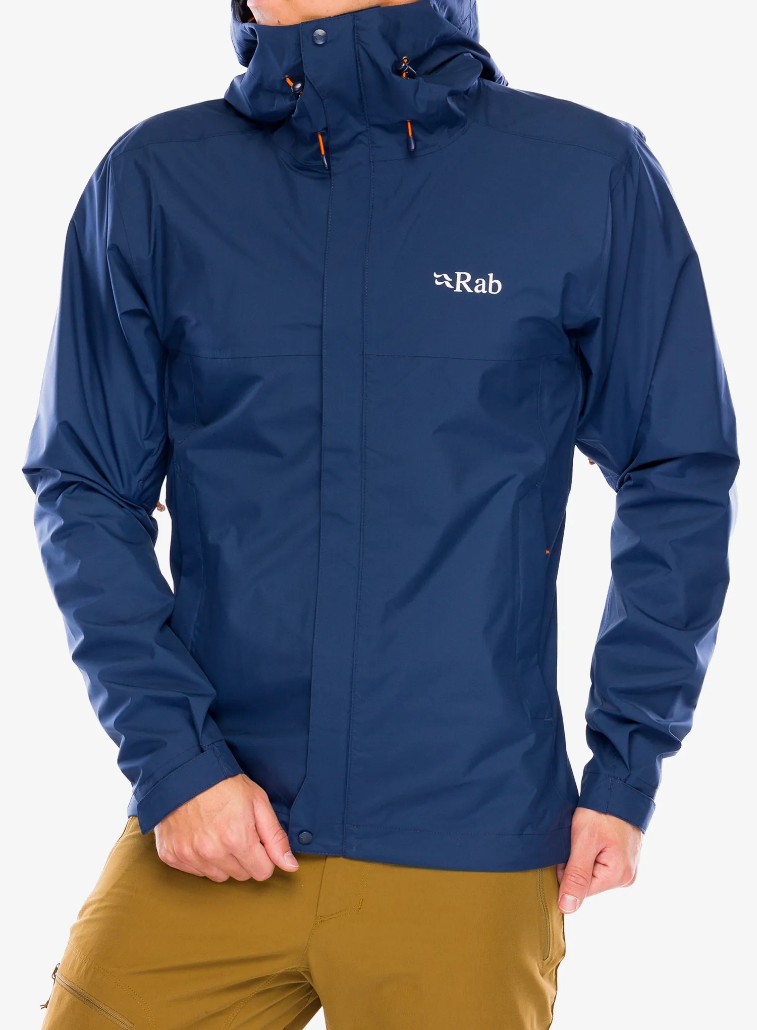 Nepremočljiva jakna Rab Downpour Eco Jacket - deep ink