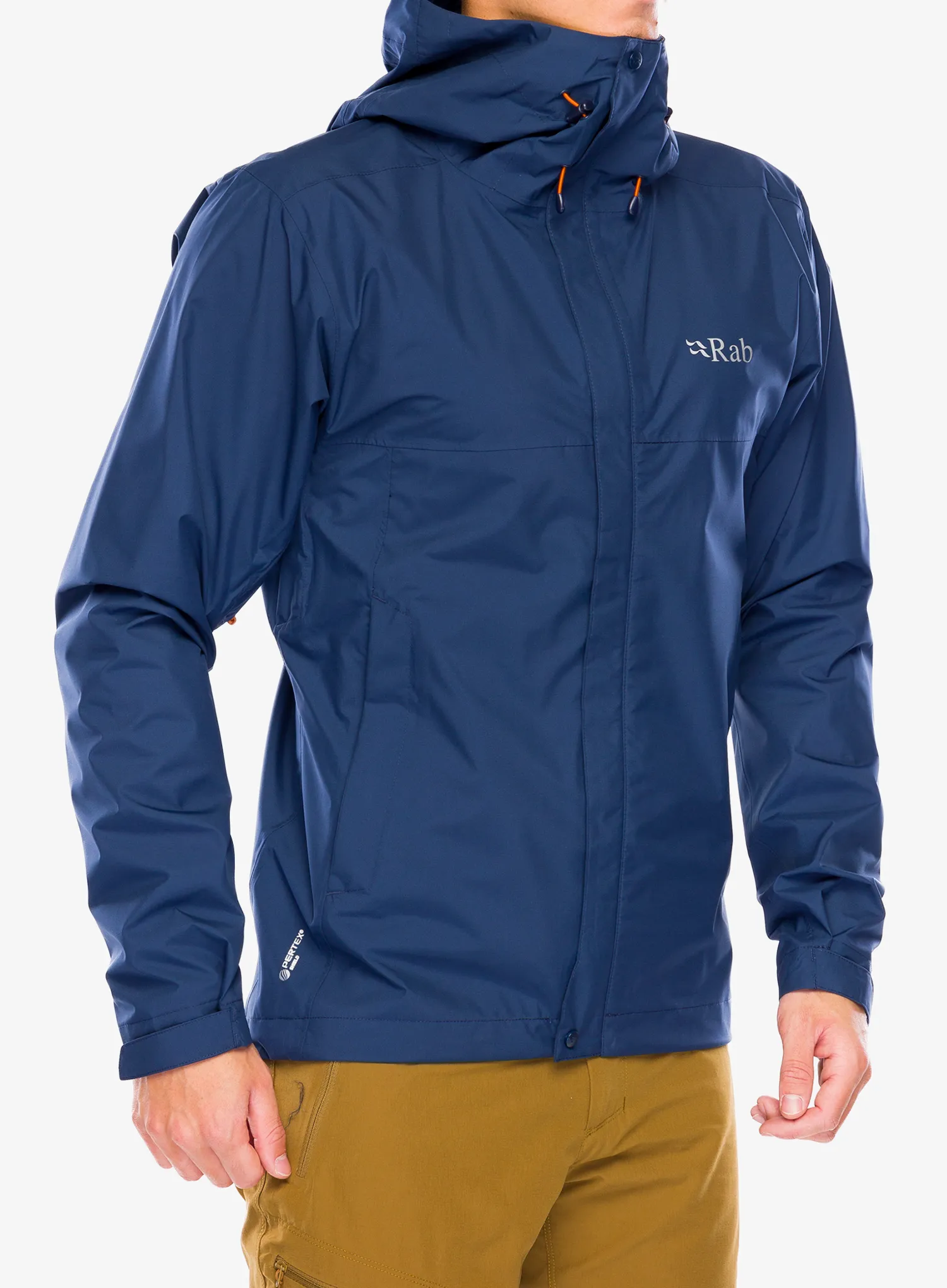 Nepremočljiva jakna Rab Downpour Eco Jacket - deep ink