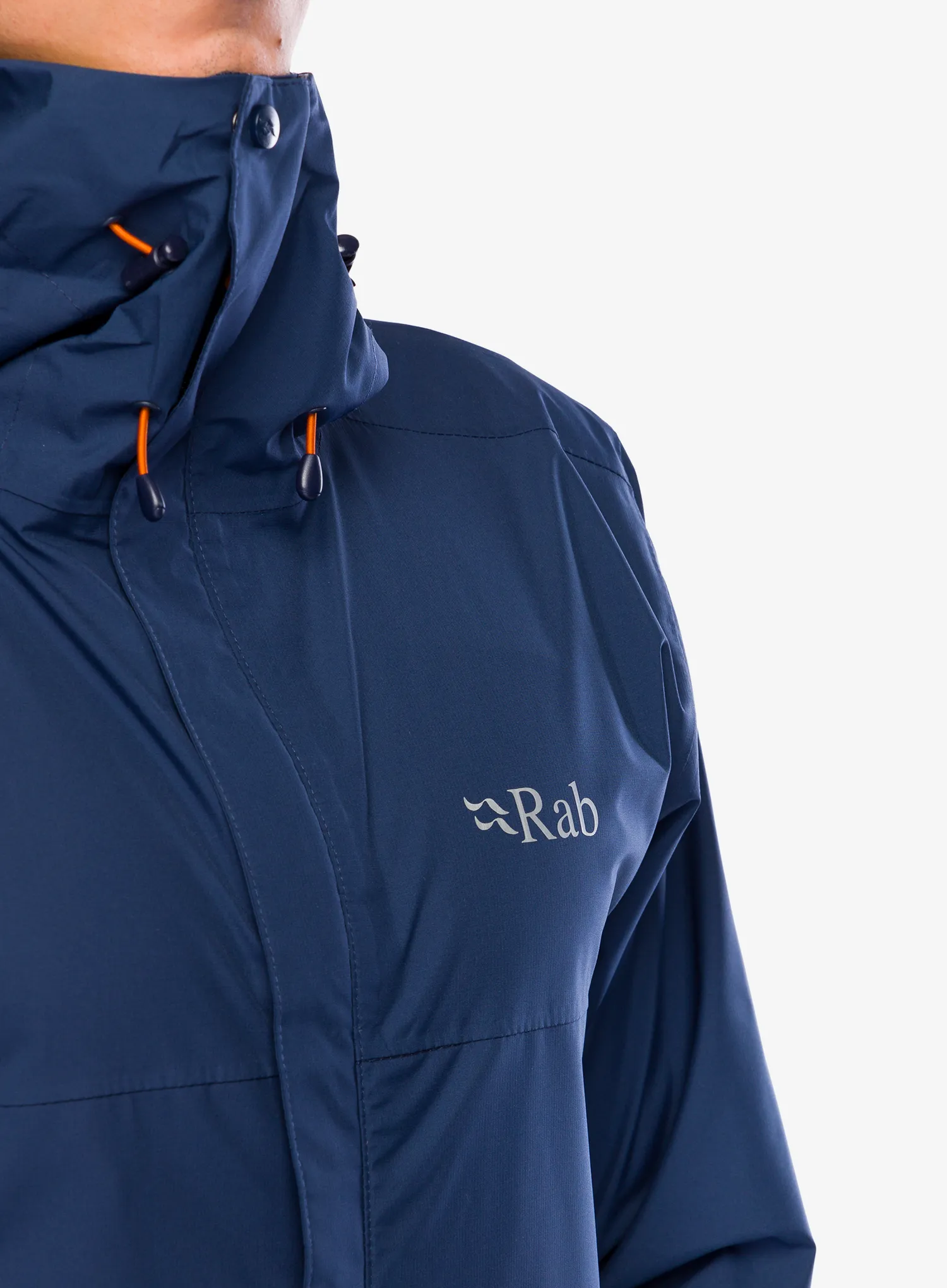 Nepremočljiva jakna Rab Downpour Eco Jacket - deep ink