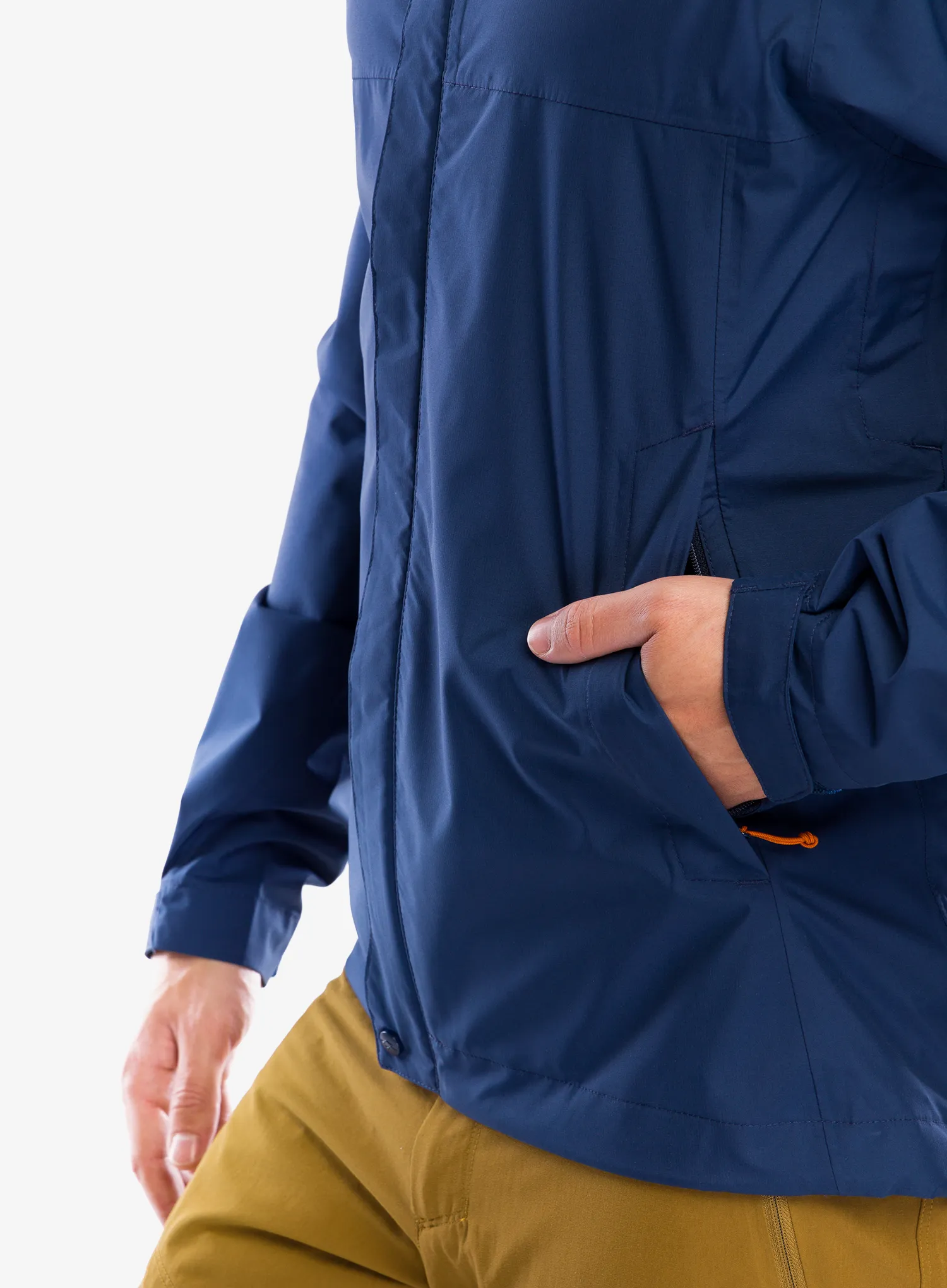 Nepremočljiva jakna Rab Downpour Eco Jacket - deep ink