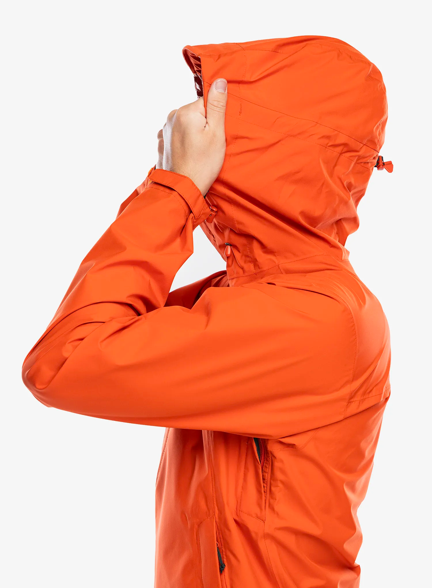 Nepremočljiva jakna Rab Downpour Eco Jacket - firecracker