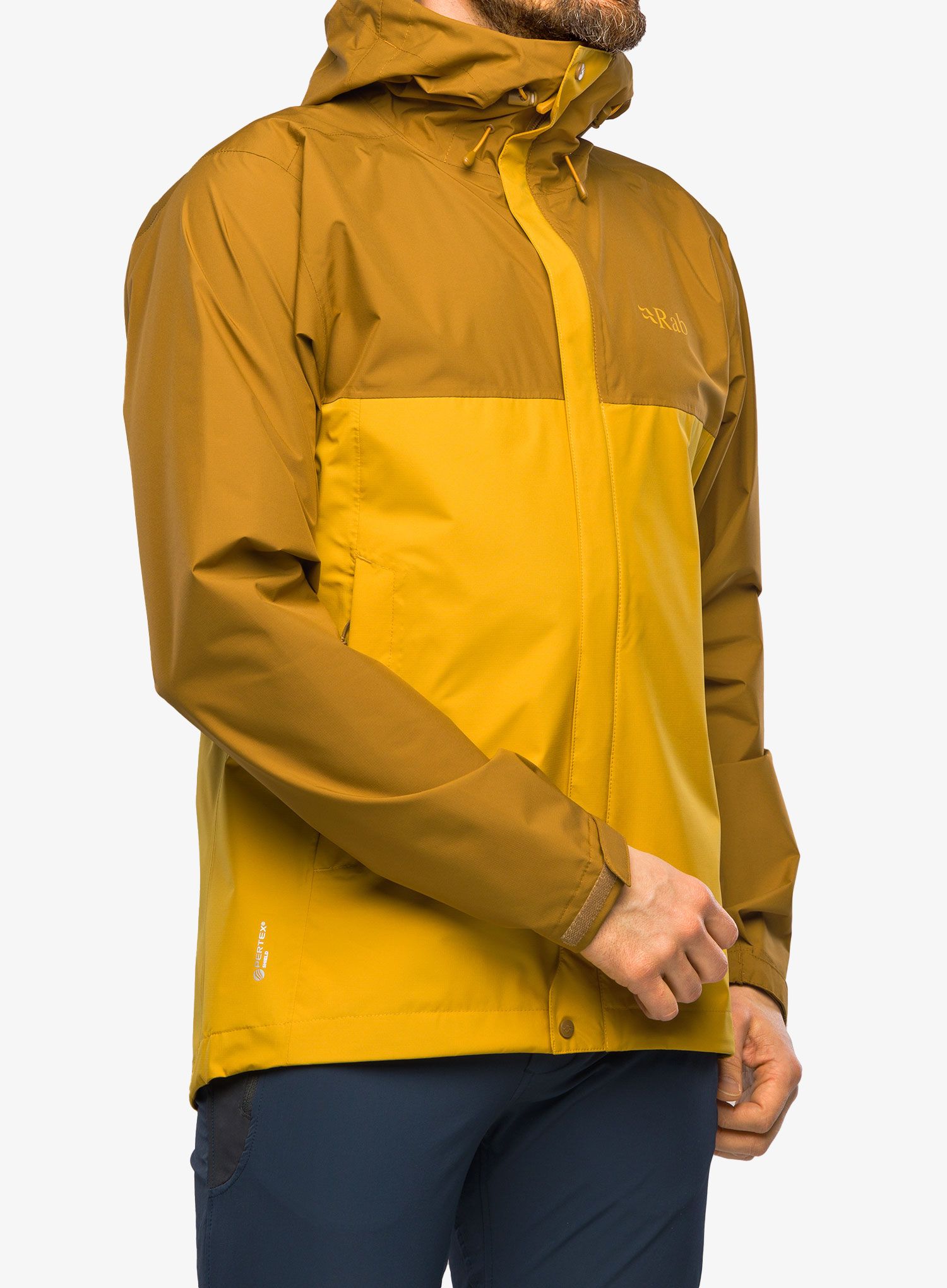 Nepremočljiva jakna Rab Downpour Eco Jacket - footprint/sahara