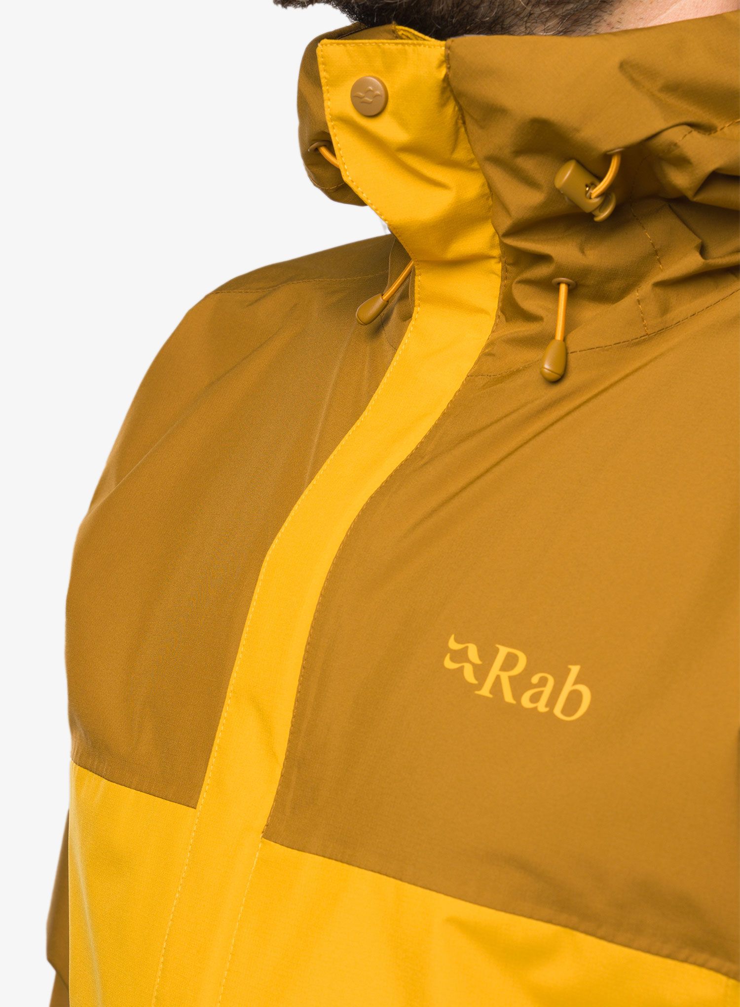 Nepremočljiva jakna Rab Downpour Eco Jacket - footprint/sahara