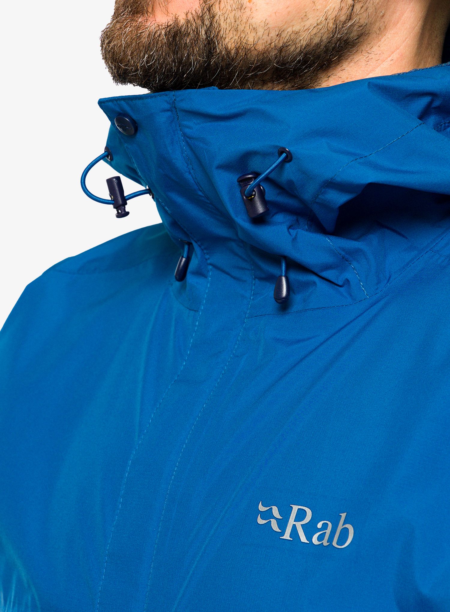 Nepremočljiva jakna Rab Downpour Eco Jacket  - denim