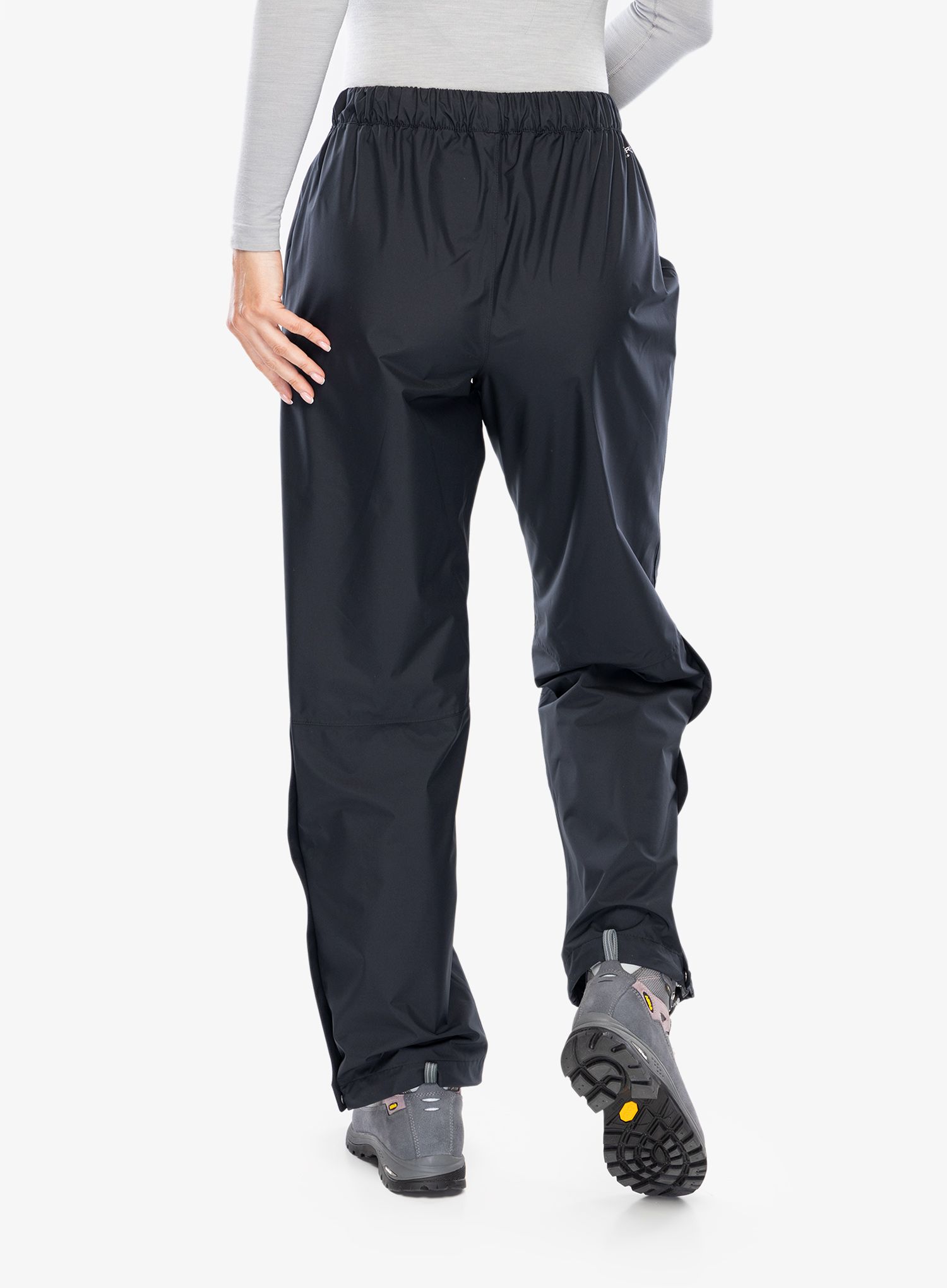 Ženske nepremočljive hlače Rab Downpour Eco Pants - black