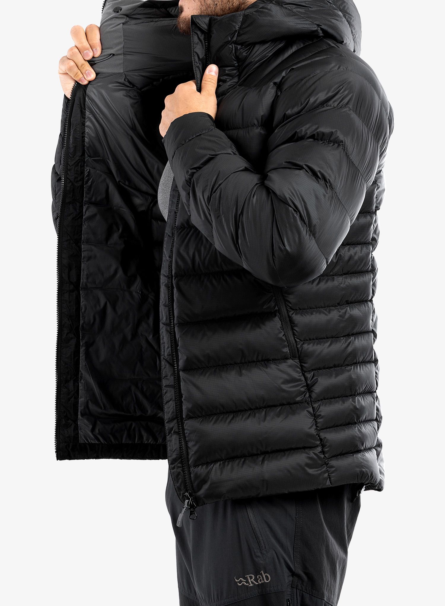 Puhovka Rab Electron Pro Jacket - black
