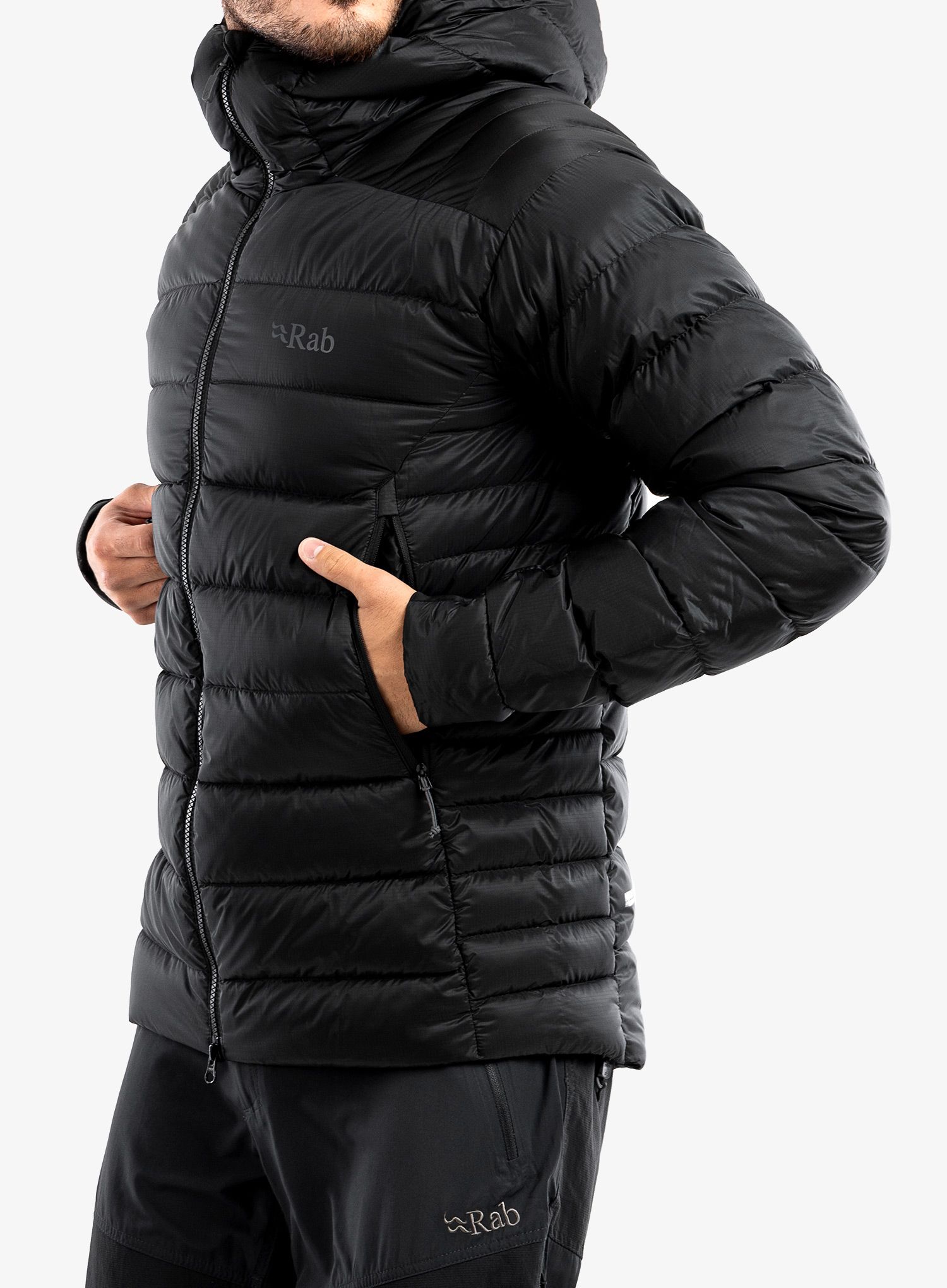 Puhovka Rab Electron Pro Jacket - black