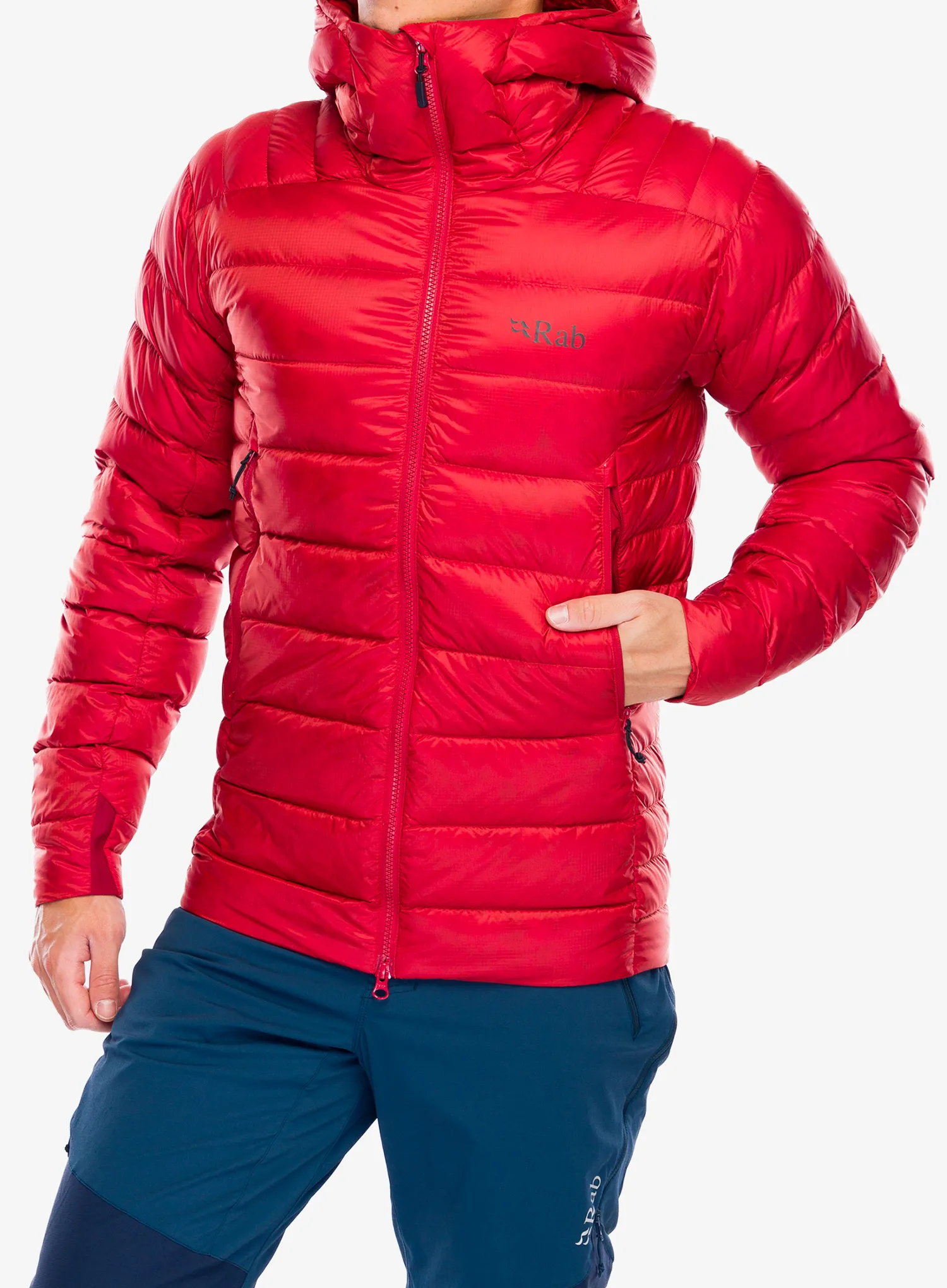 Puhovka Rab Electron Pro Jacket - tuscan red