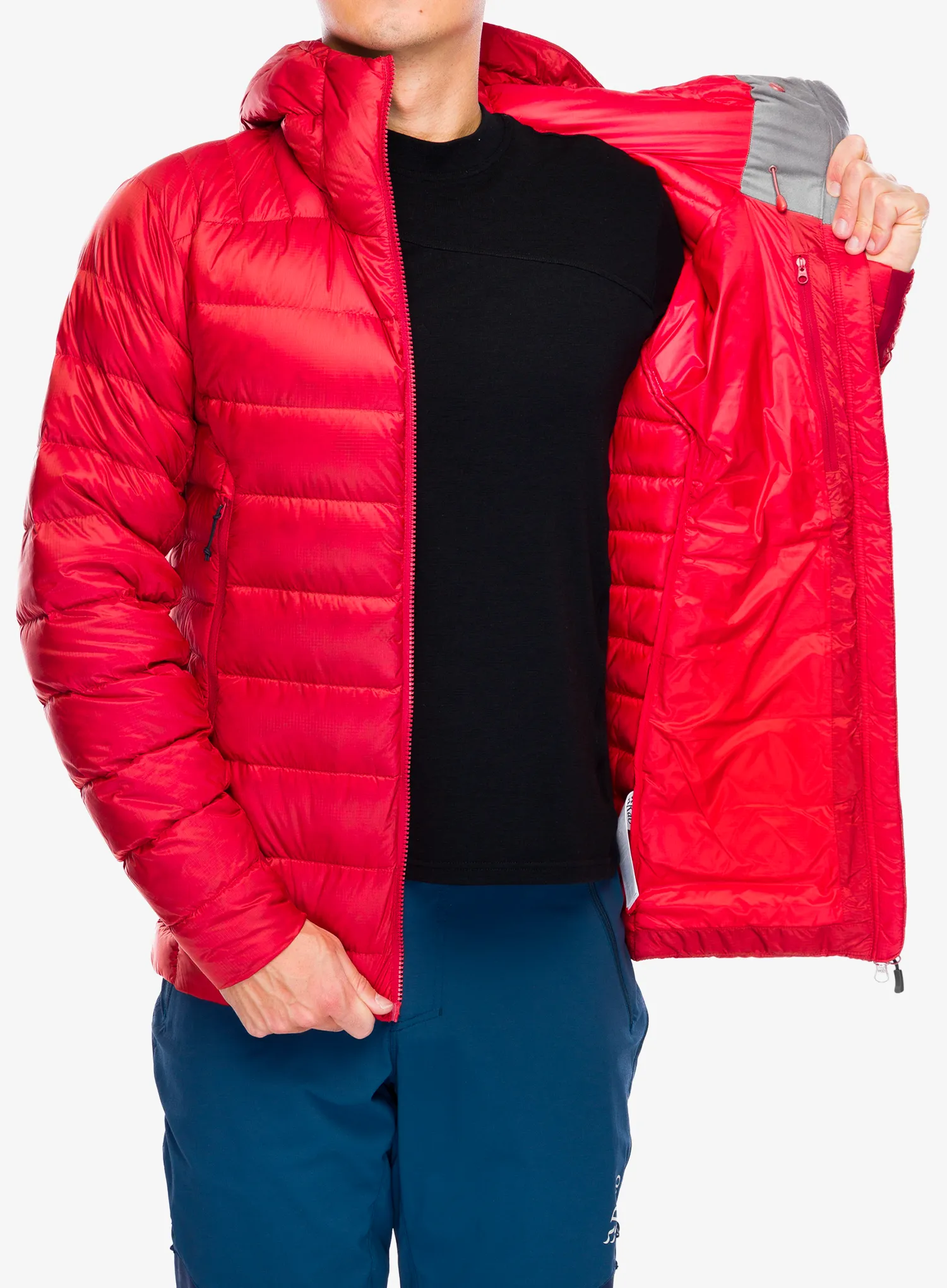 Puhovka Rab Electron Pro Jacket - tuscan red