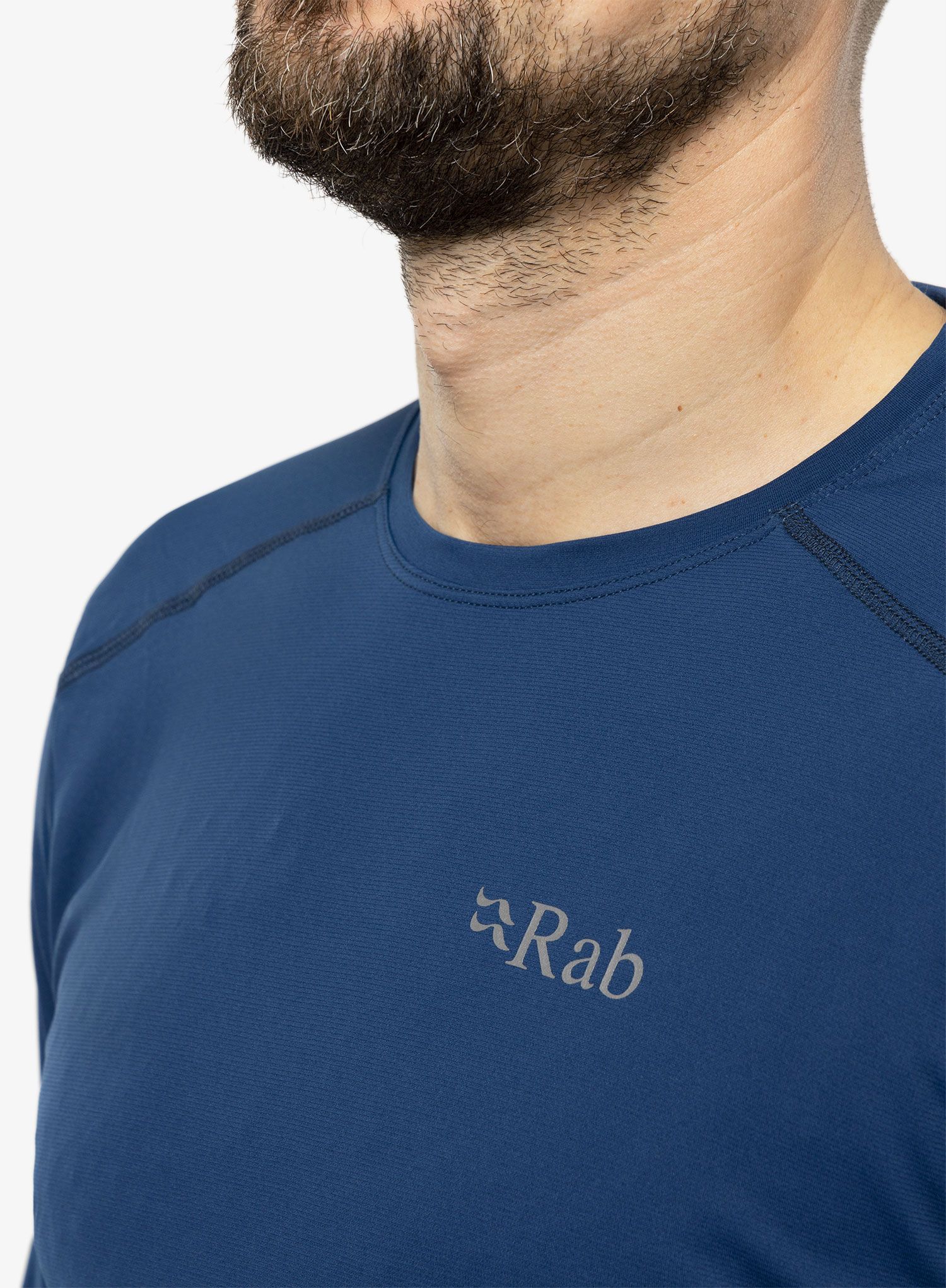 Termo flis jopa Rab Force LS Tee - nightfall blue