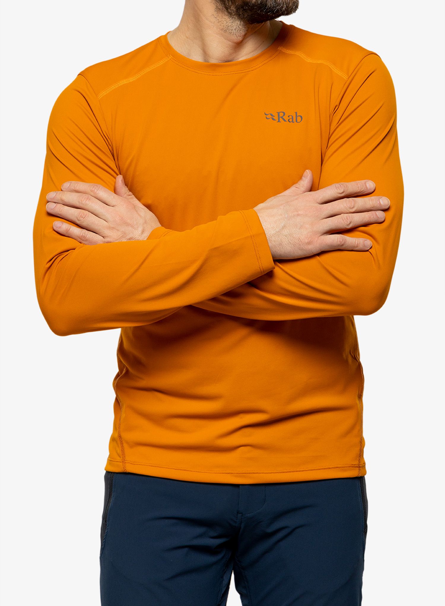 Termo flis jopa Rab Force LS Tee - marmalade