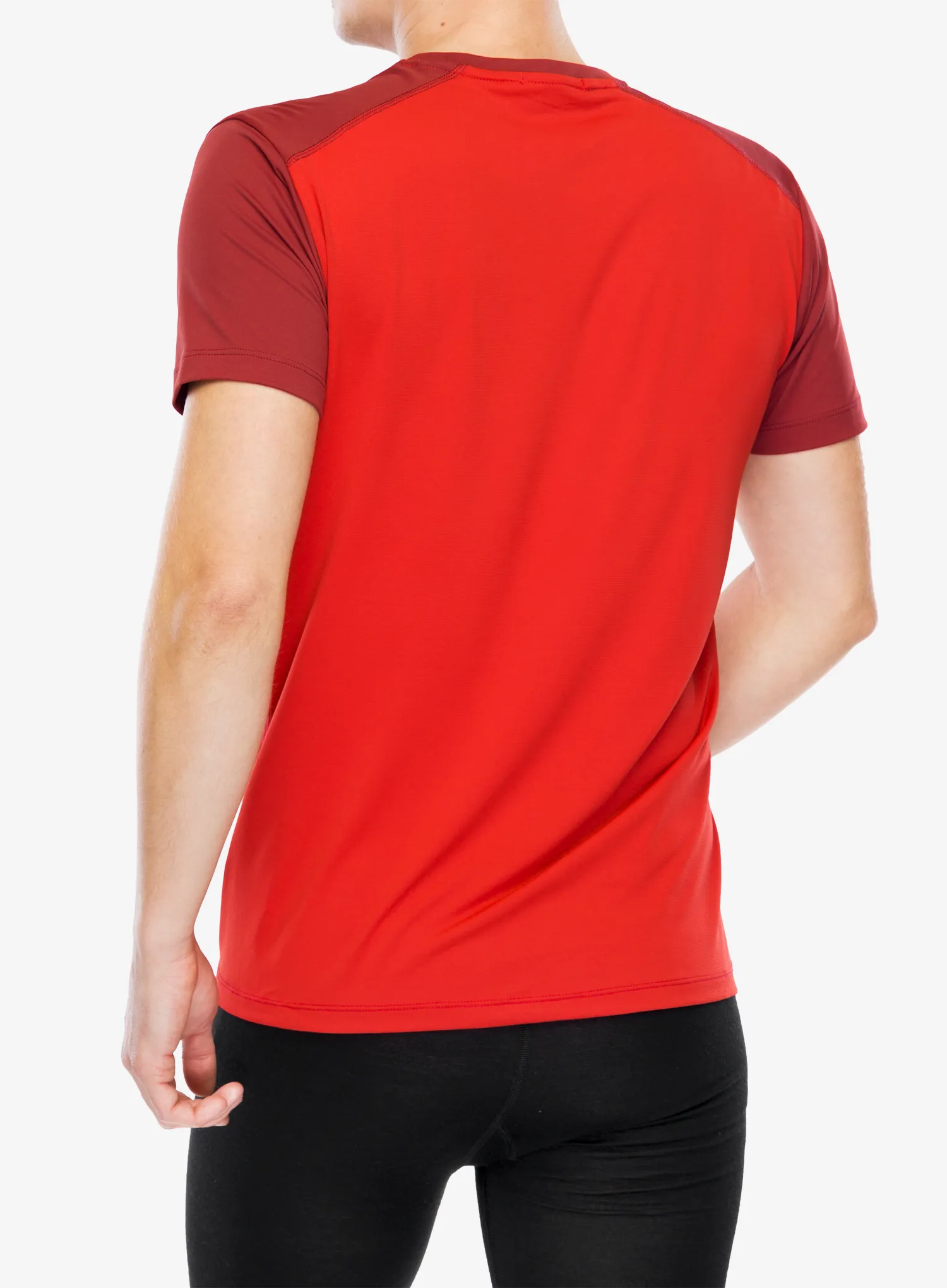 Termo majica Rab Force Tee - ascent red/oxblood red