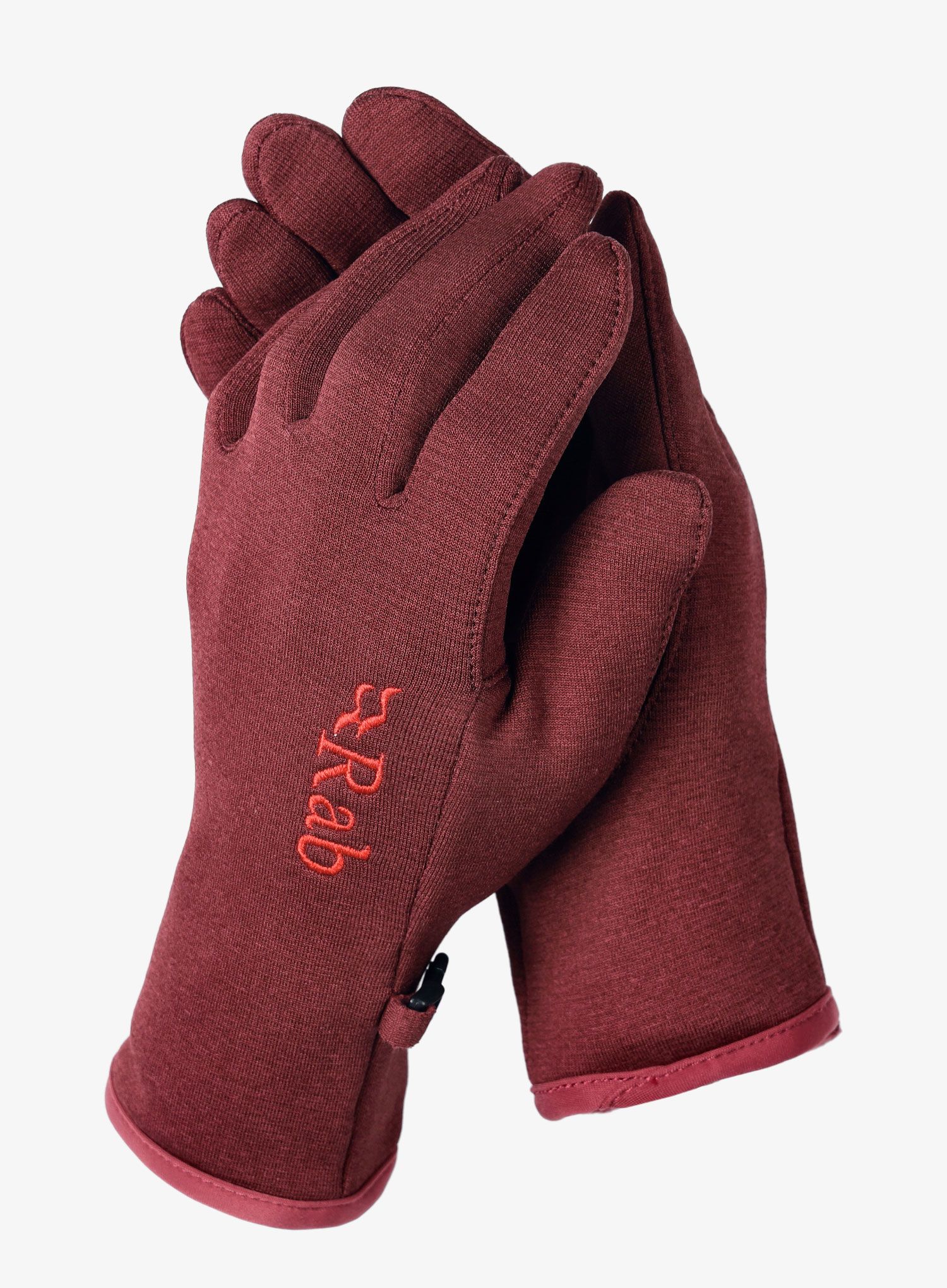 Ženske rokavice iz flisa Rab Geon Gloves - deep heather 