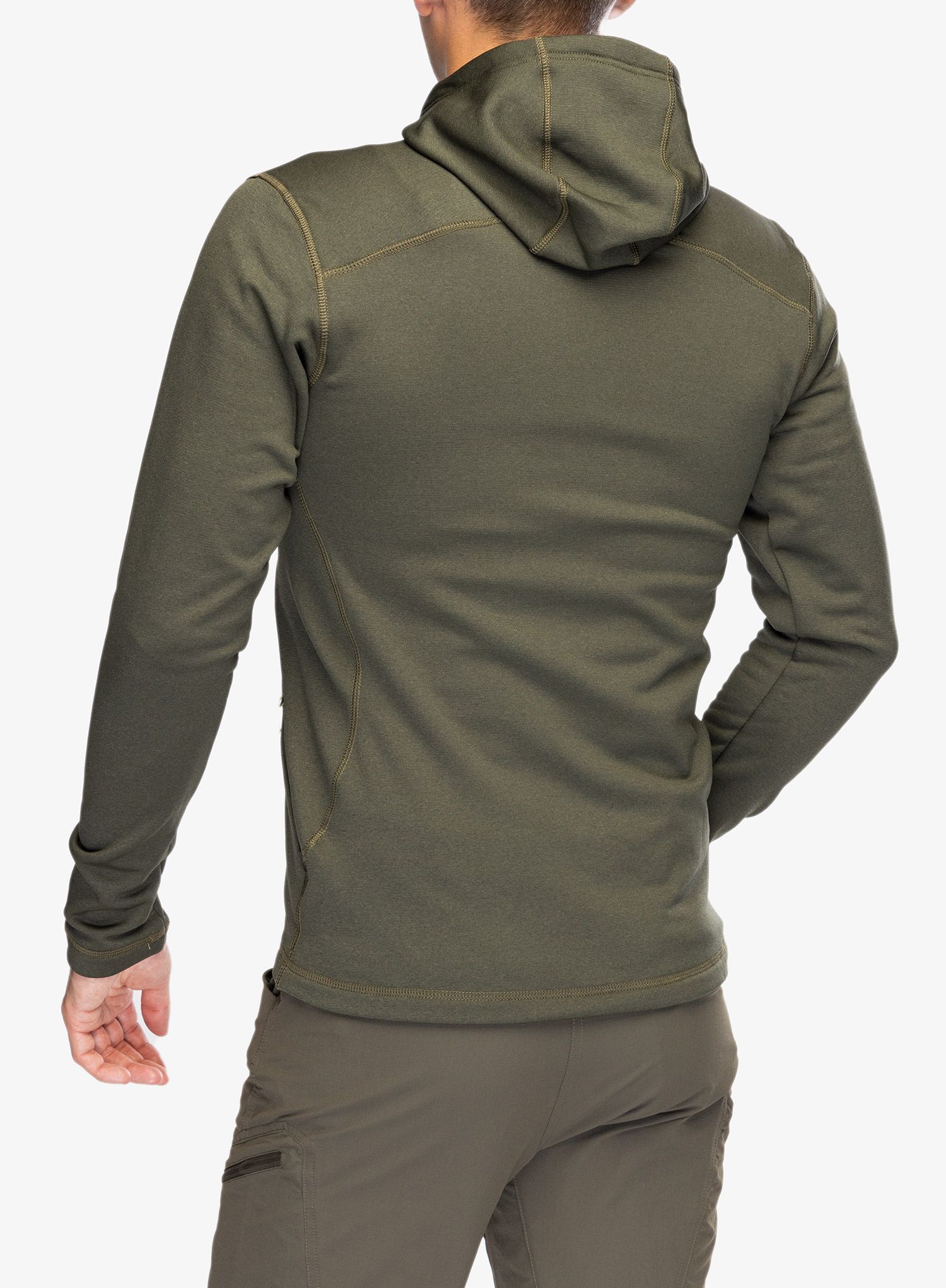 Flis Rab Geon Hoody - army