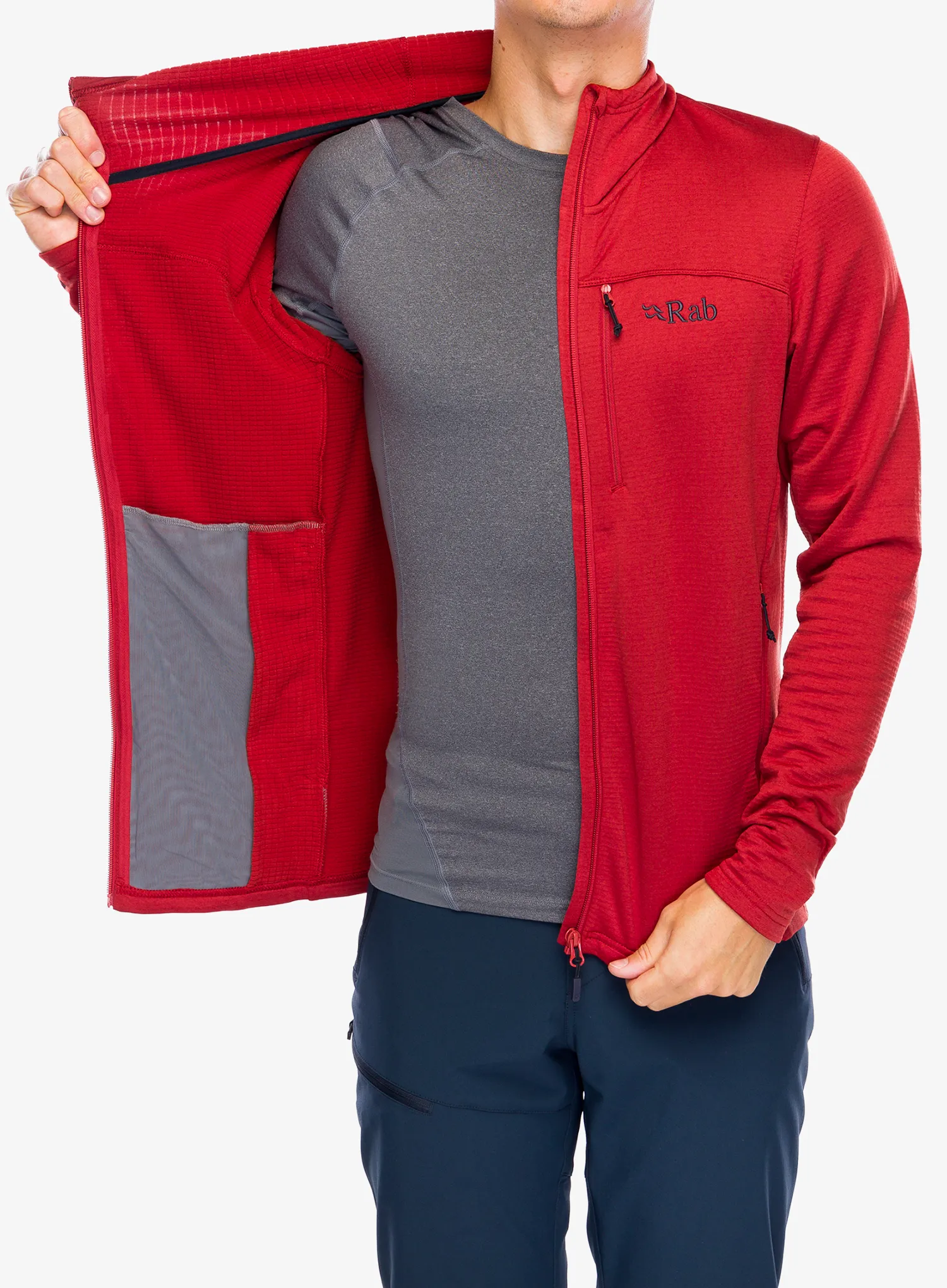 Jopica s kapuco Rab Graviton Hoody - tuscan red