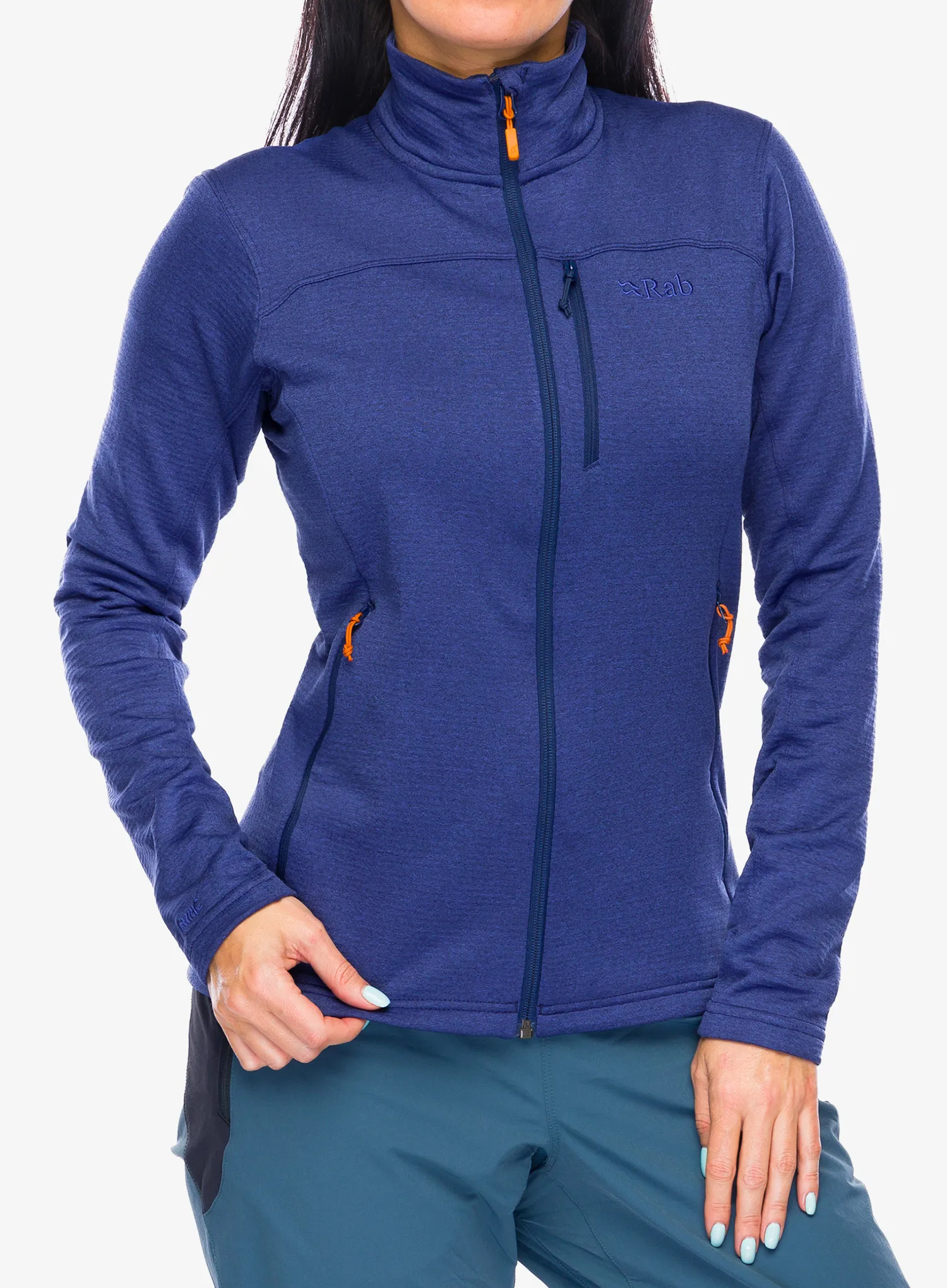 Ženska jopica z zadrgo Rab Graviton Jacket - patriot blue