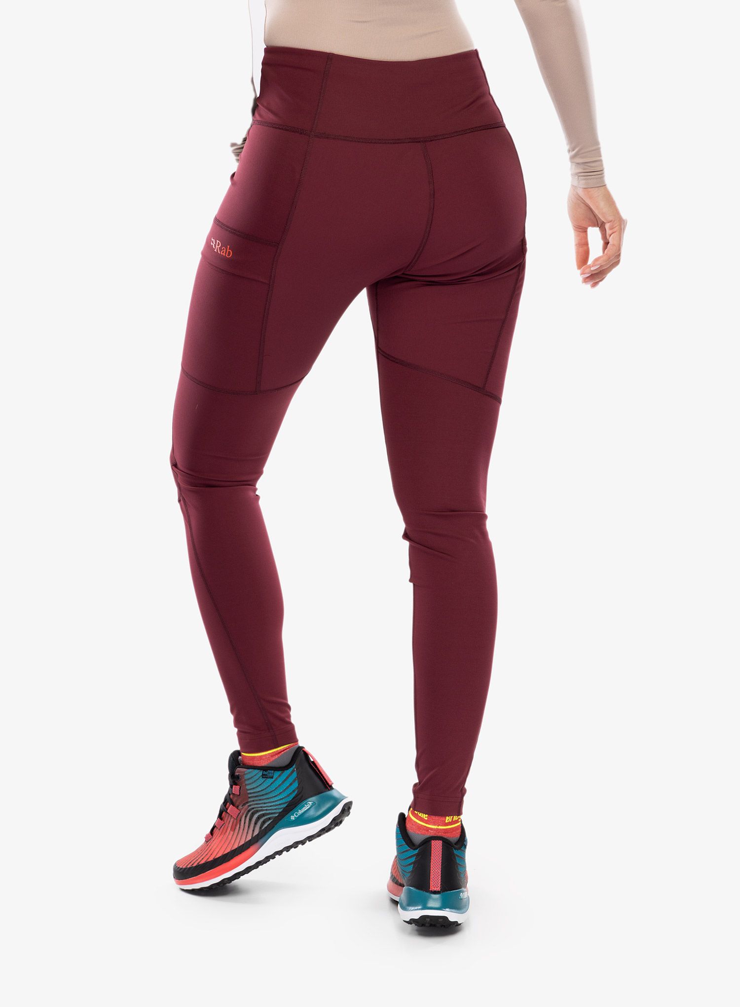 Ženske termo pajkice Rab Horizon Tights - deep heather