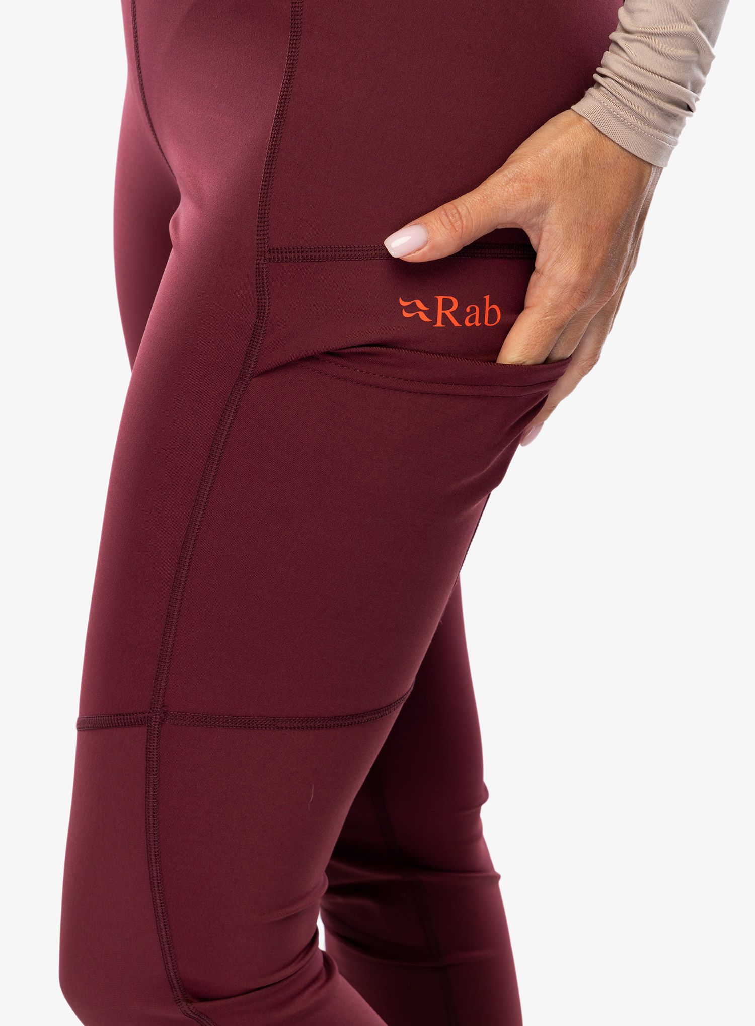 Ženske termo pajkice Rab Horizon Tights - deep heather