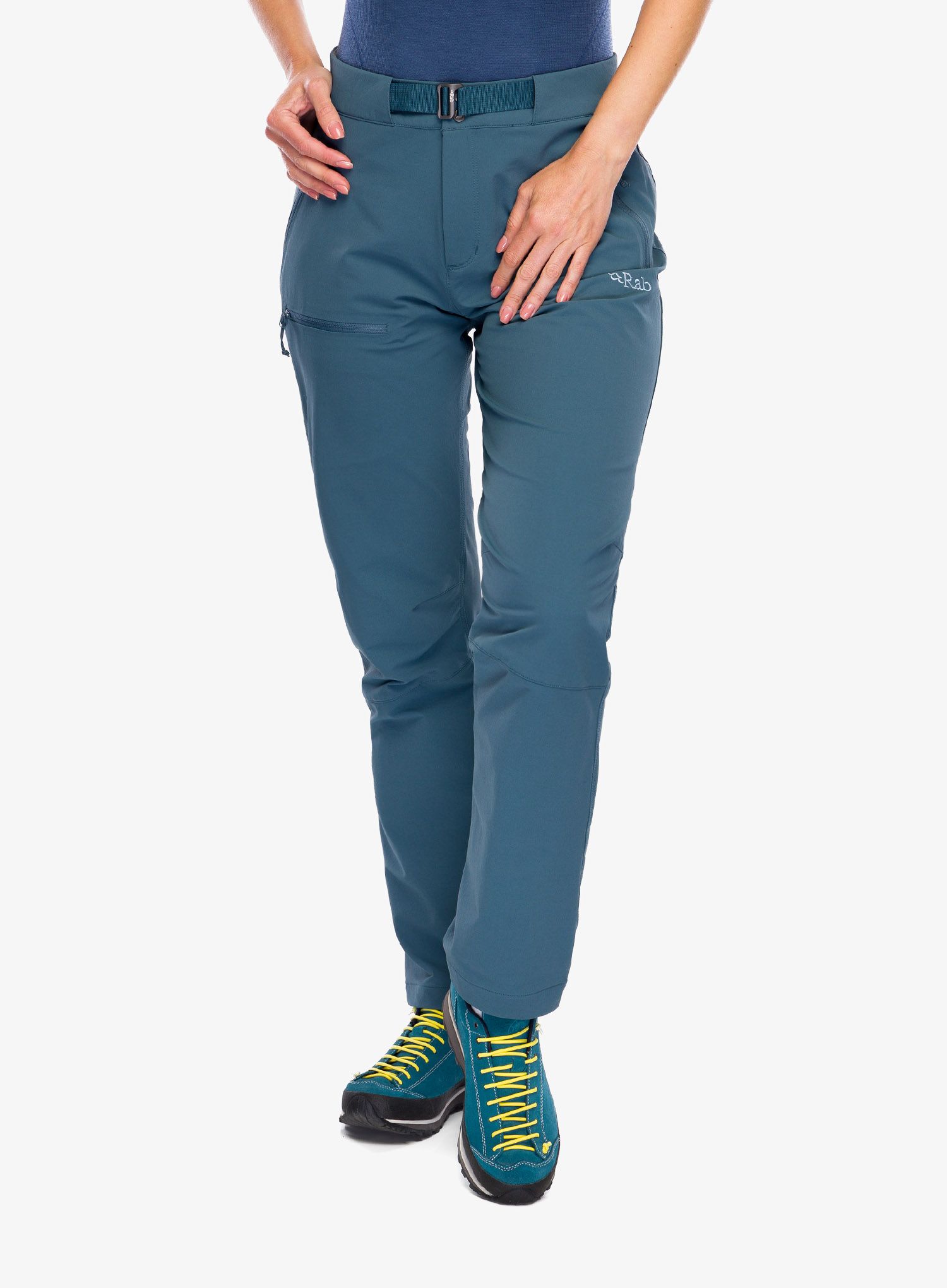 Ženske softshell hlače Rab Incline AS Pants - orion blue