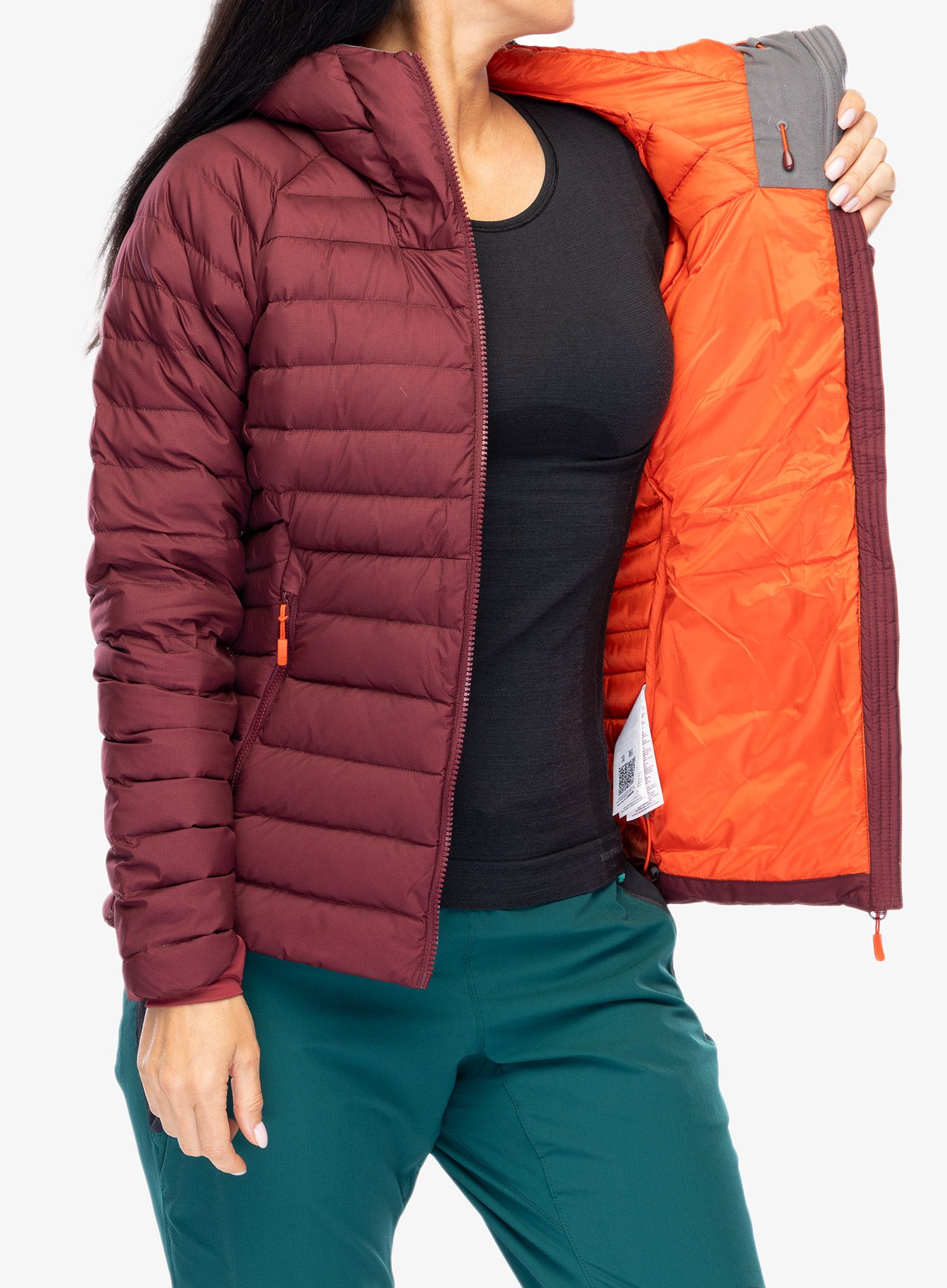 Ženska jakna Rab Infinity Microlight Jacket - deep heather