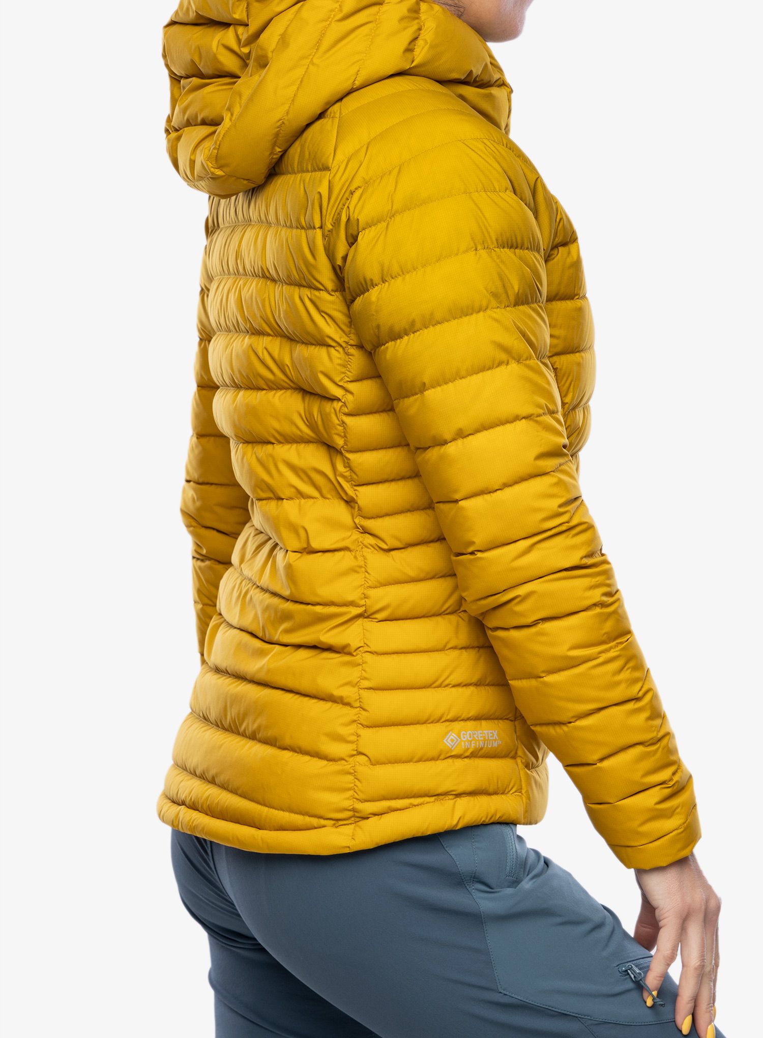 Ženska puhovka Rab Infinity Microlight Jacket - sahara