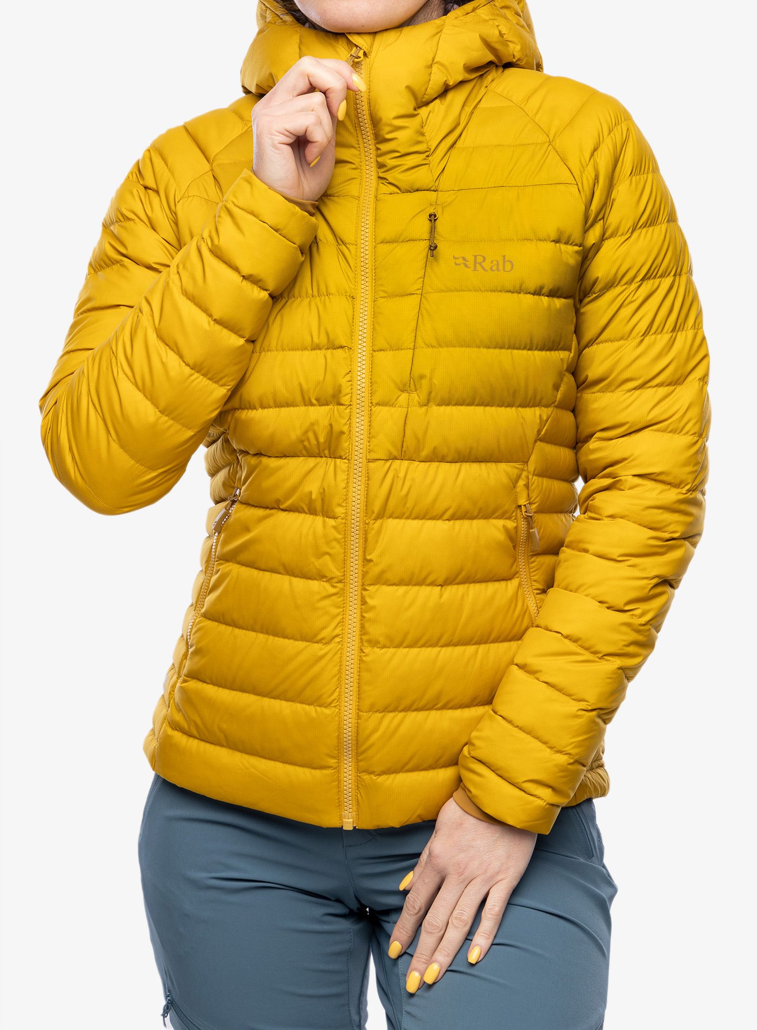 Ženska puhovka Rab Infinity Microlight Jacket - sahara