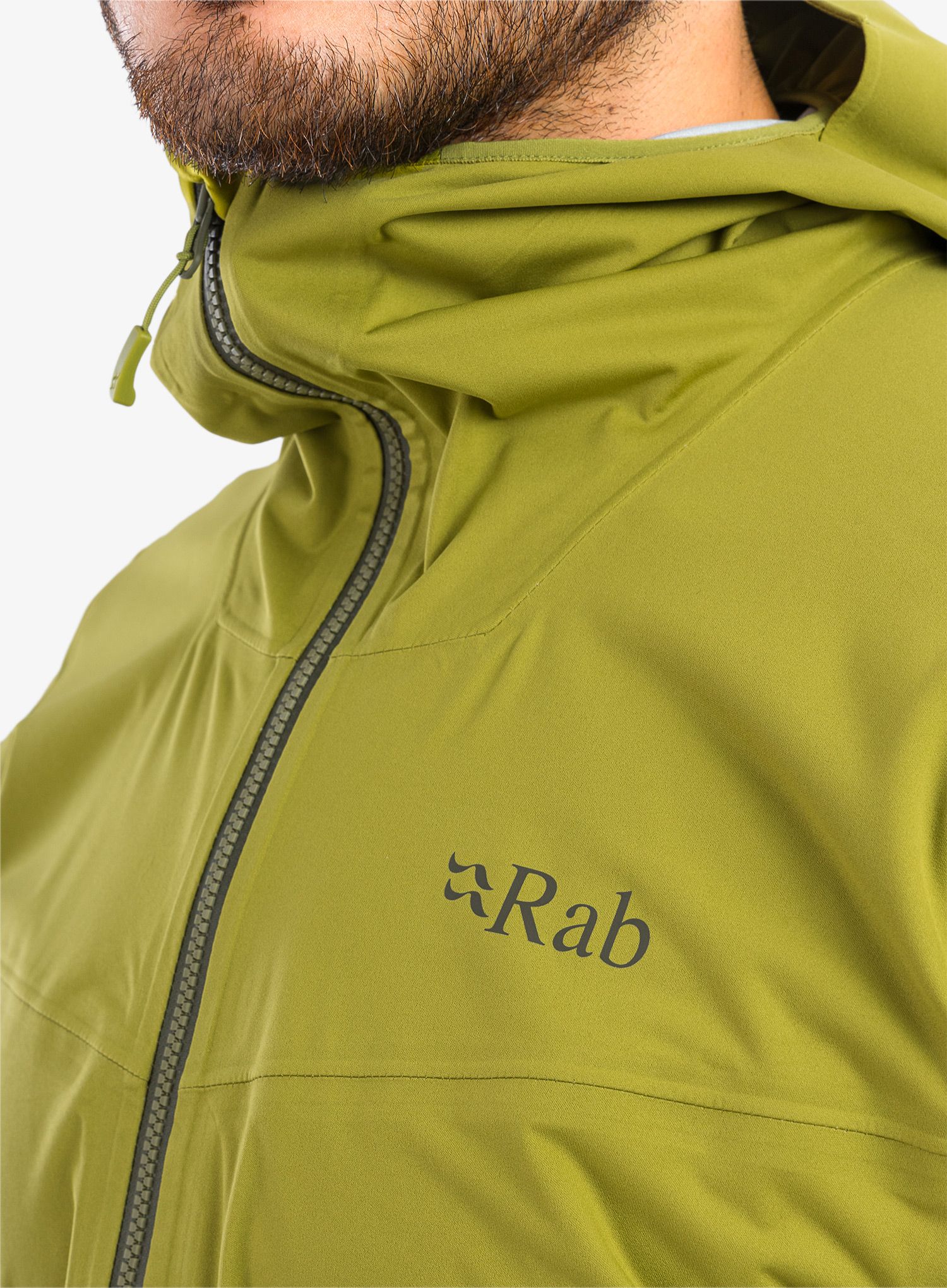 Hardshell jakna Rab Kinetic 2.0 Jacket - aspen green