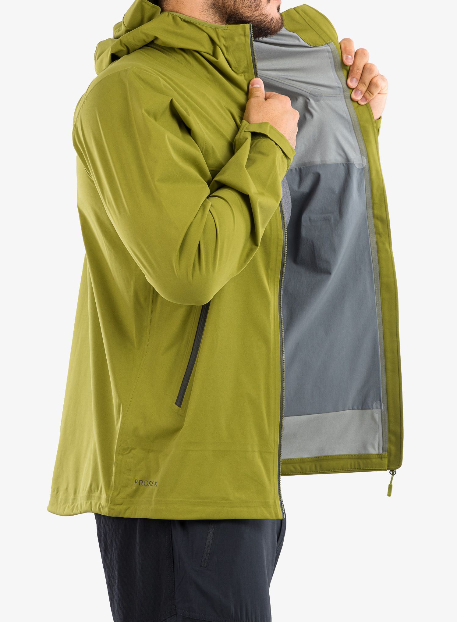 Hardshell jakna Rab Kinetic 2.0 Jacket - aspen green