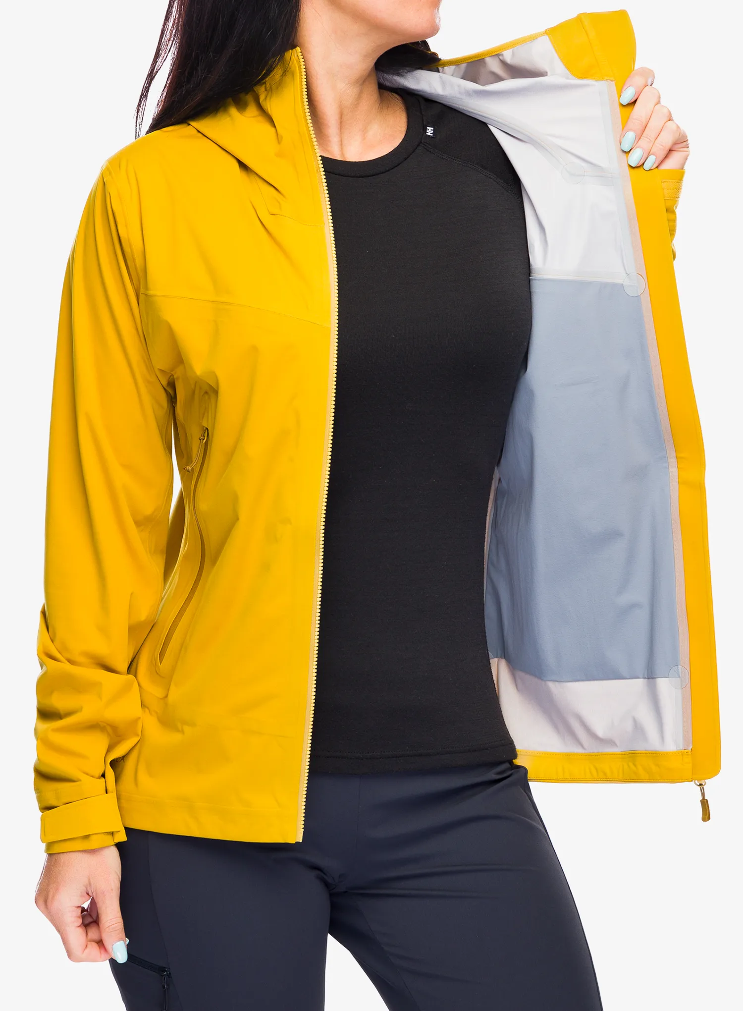 Ženska hardshell jakna Rab Kinetic 2.0 Jacket - sahara