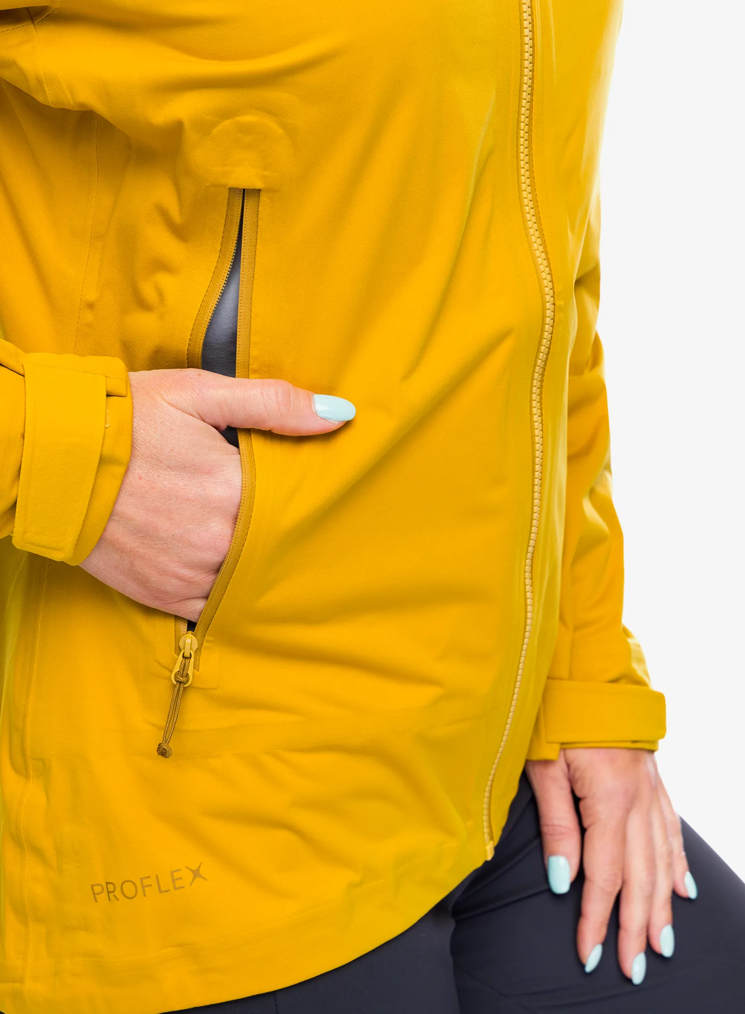 Ženska hardshell jakna Rab Kinetic 2.0 Jacket - sahara