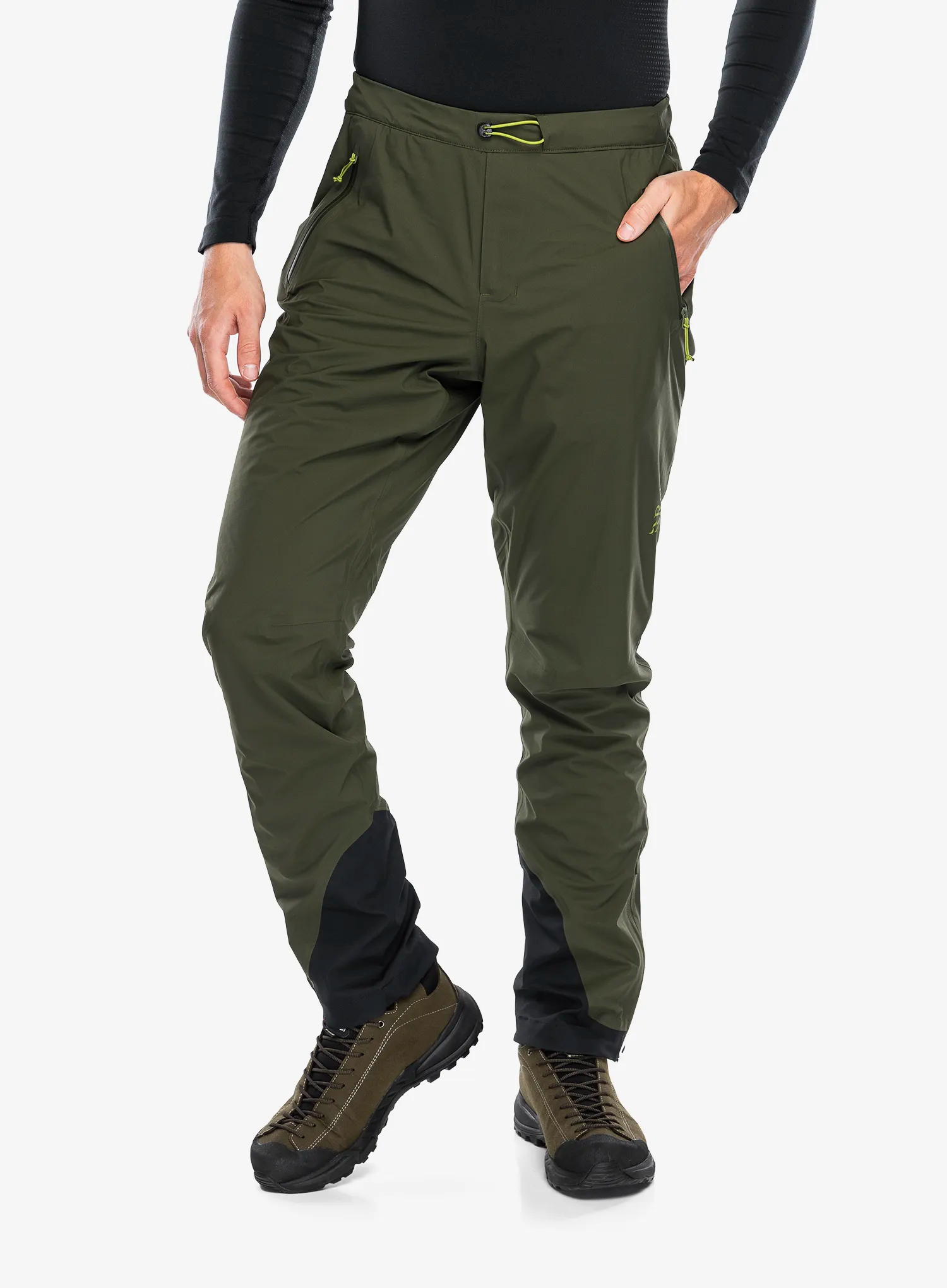 Nepremočljive hlače Rab Kinetic 2.0 Pants - army