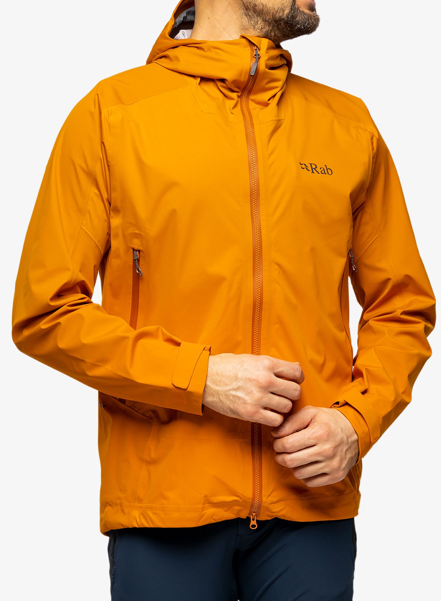 Nepremočljiva jakna Rab Kinetic Alpine 2.0 Jacket - marmalade