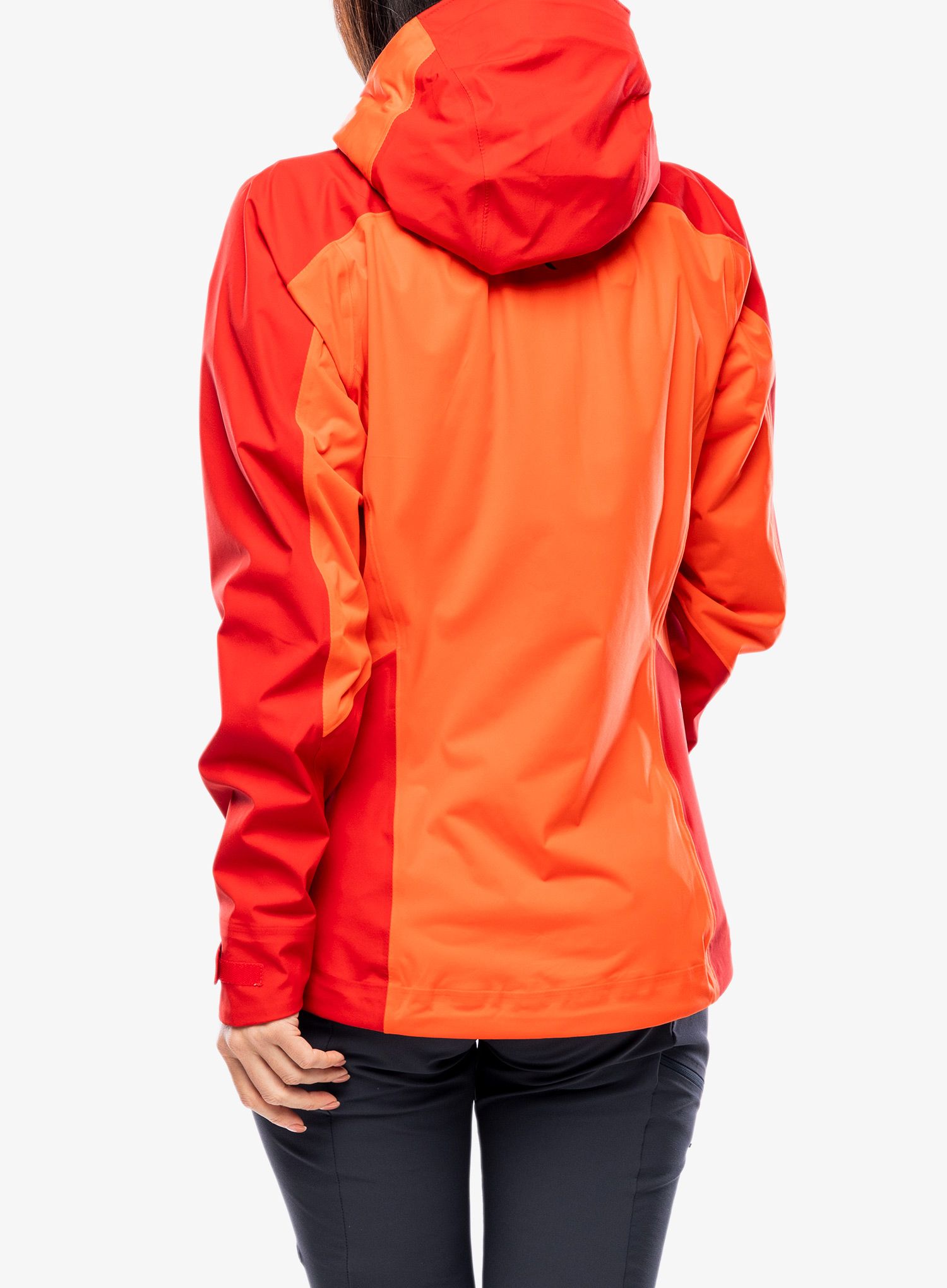 Ženska nepremočljiva jakna Rab Kinetic Alpine 2.0 Jacket - red grapefruit