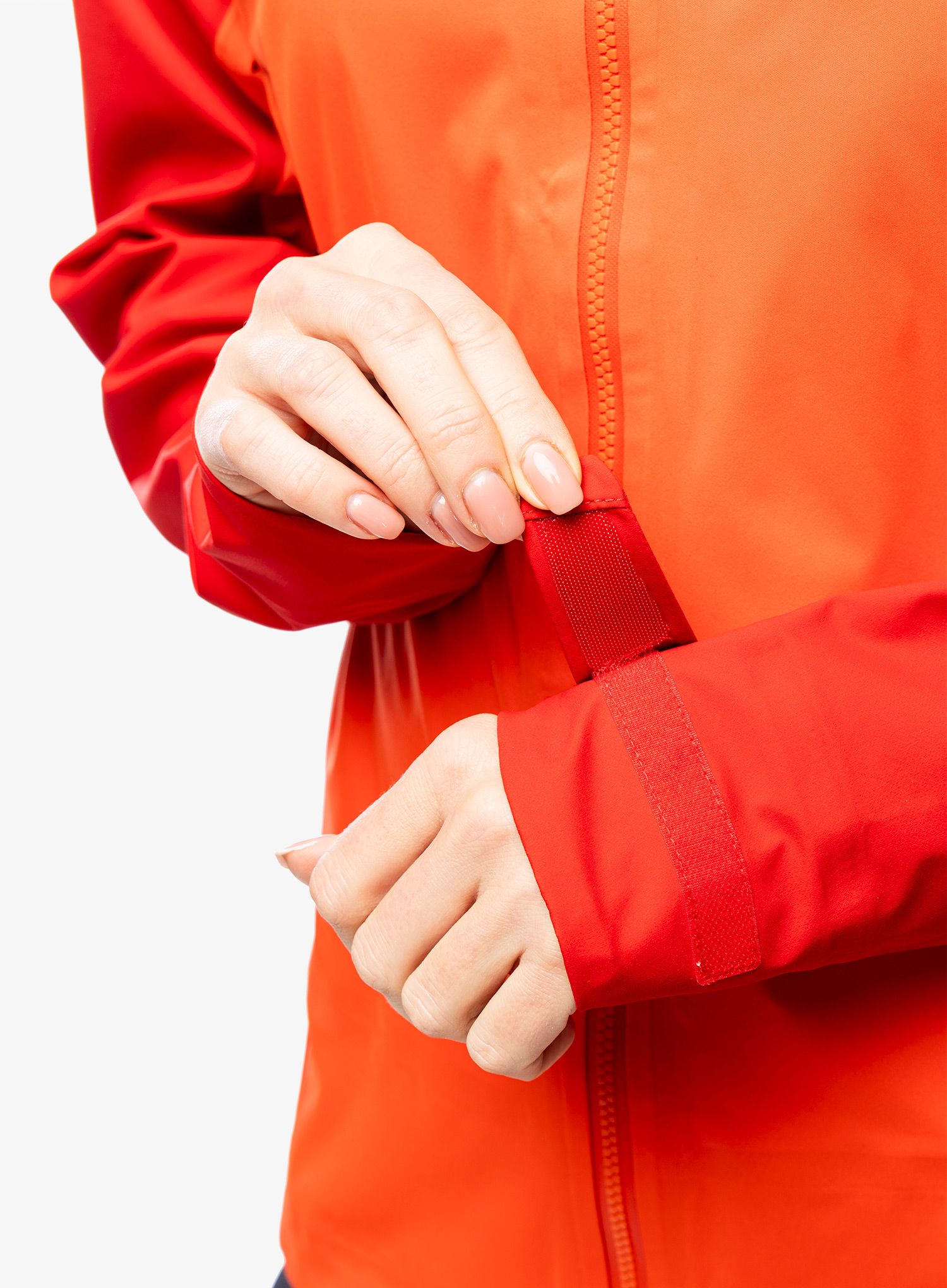Ženska nepremočljiva jakna Rab Kinetic Alpine 2.0 Jacket - red grapefruit