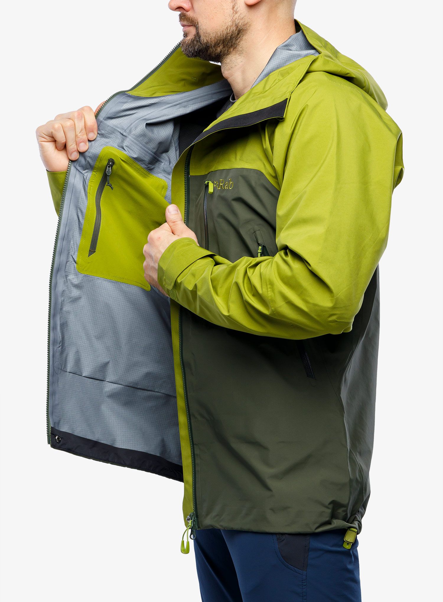 Nepremočljiva jakna RAB Latok Mountain GTX Jacket - aspen green