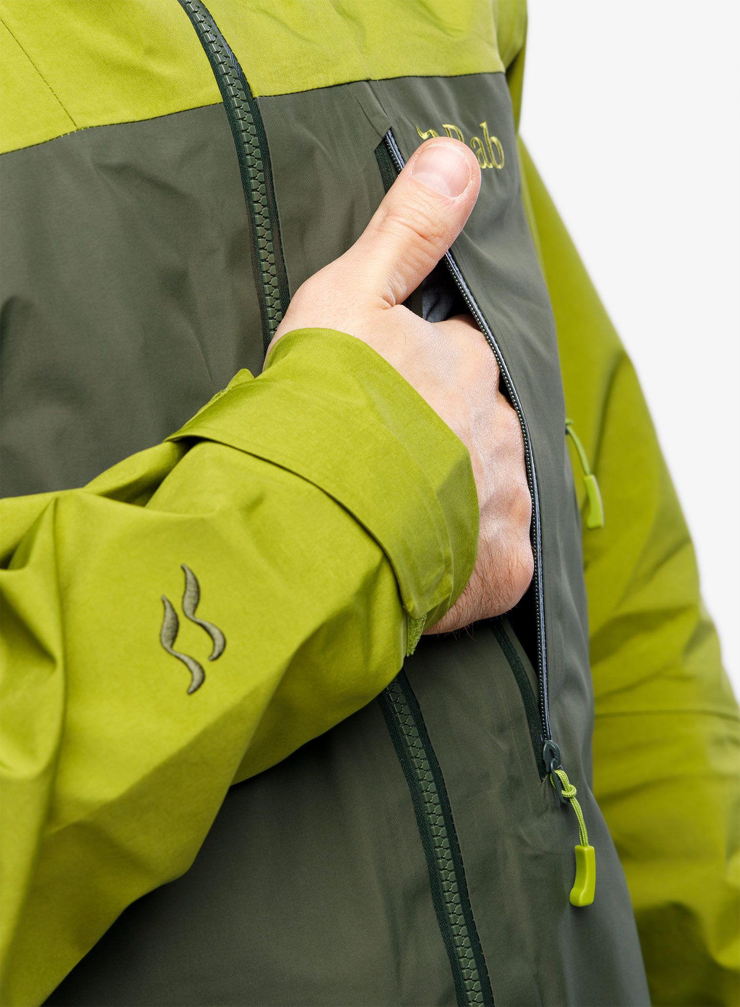 Nepremočljiva jakna RAB Latok Mountain GTX Jacket - aspen green