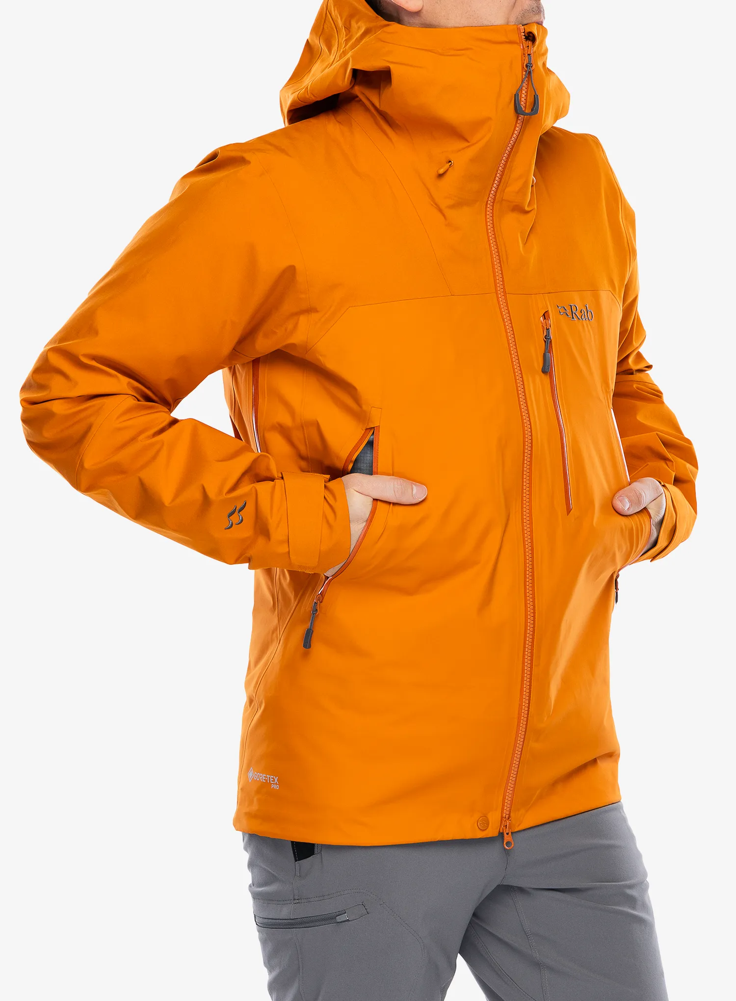 Nepremočljiva jakna Rab Latok Mountain GTX Jacket - marmalade