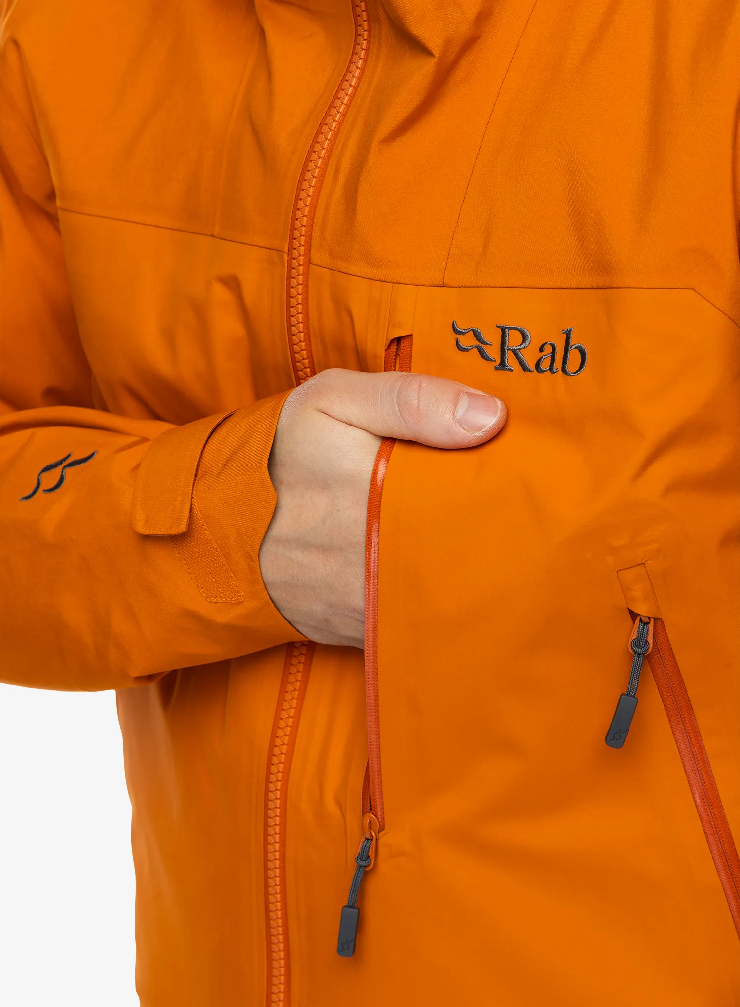 Nepremočljiva jakna Rab Latok Mountain GTX Jacket - marmalade