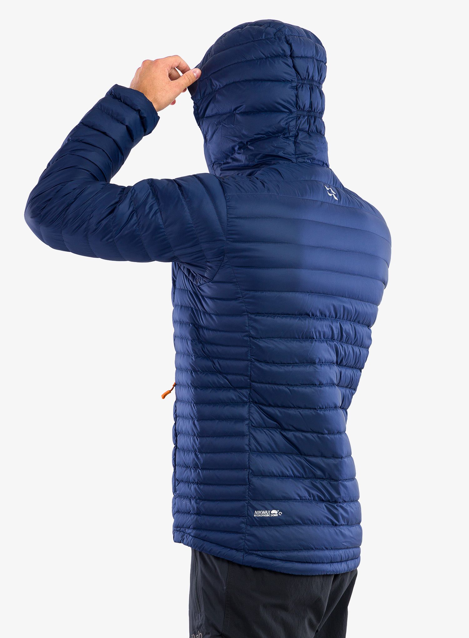 Puhovka Rab Microlight Alpine Jacket - deep ink/marmalade