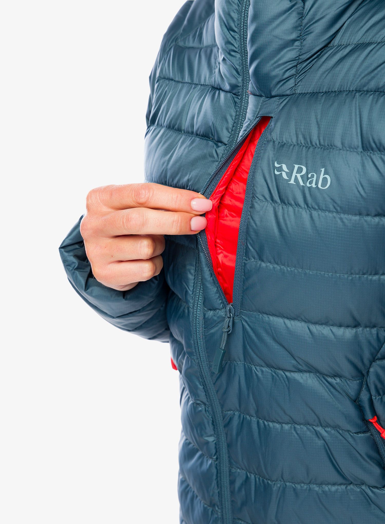 Ženska puhovka Rab Microlight Alpine Jacket - orion blue