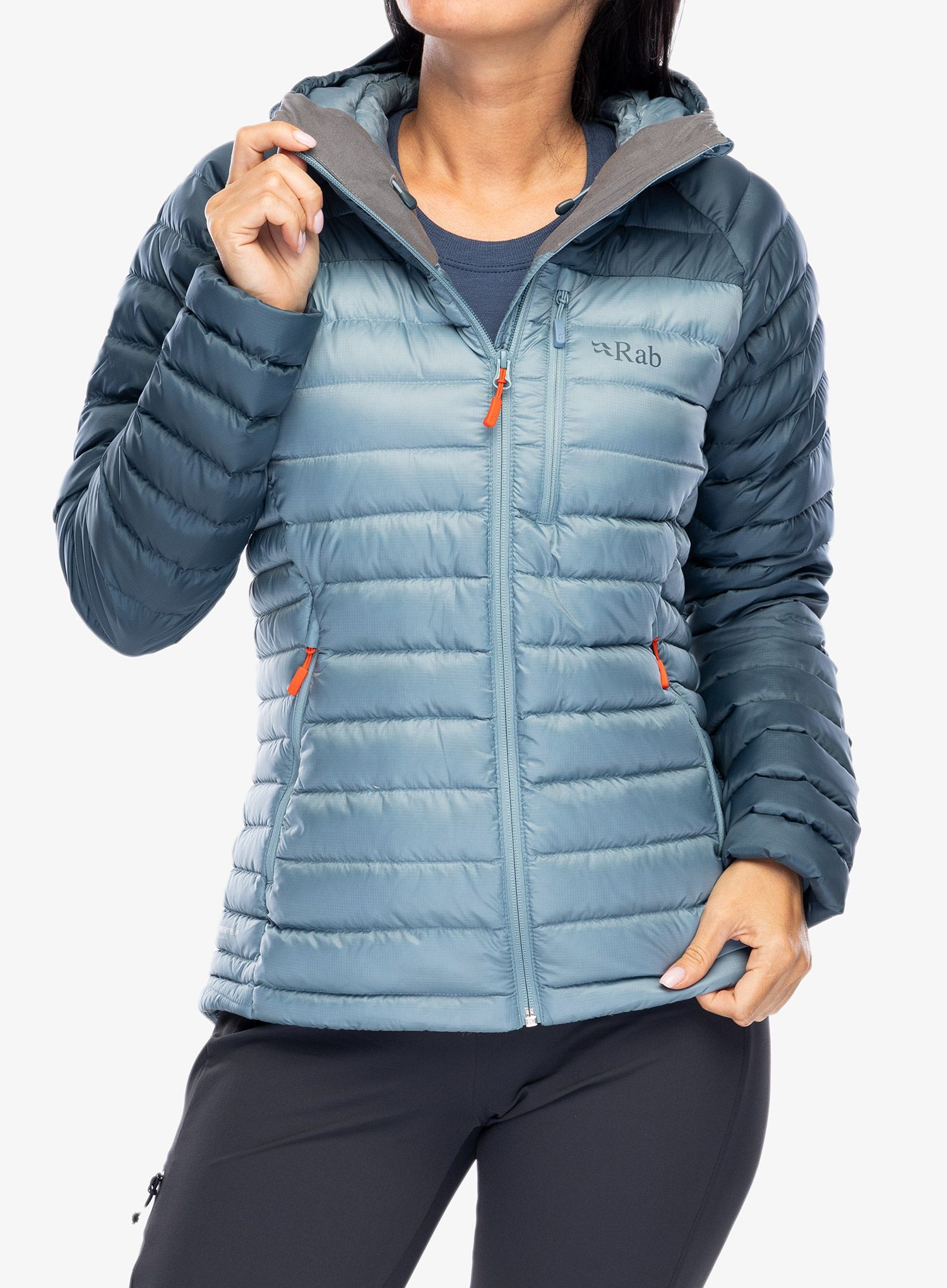 Ženska puhovka Rab Microlight Alpine Jacket - orion blue/citadel