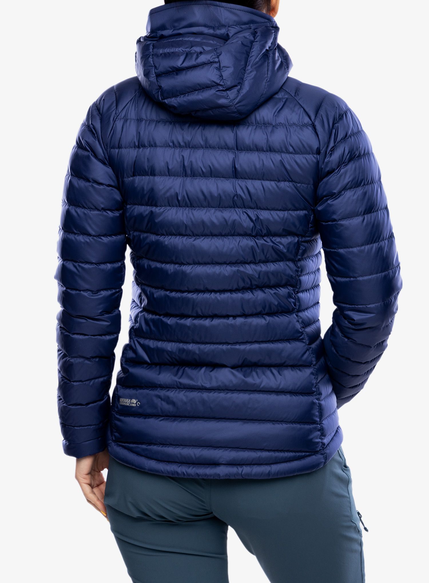 Ženska puhovka Rab Microlight Alpine Jacket - patriot blue/marmalade