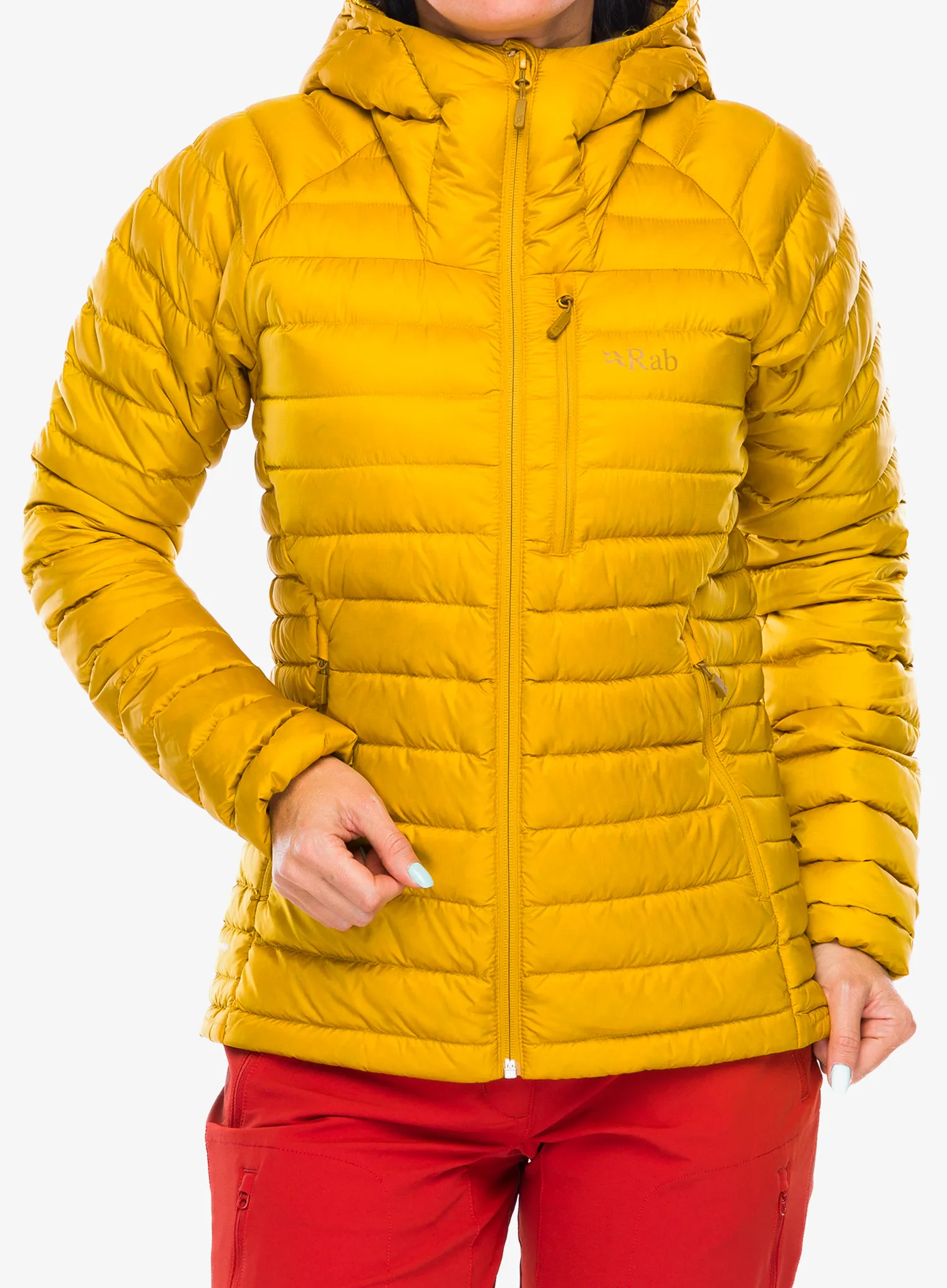Ženska puhovka Rab Microlight Alpine Jacket - sahara