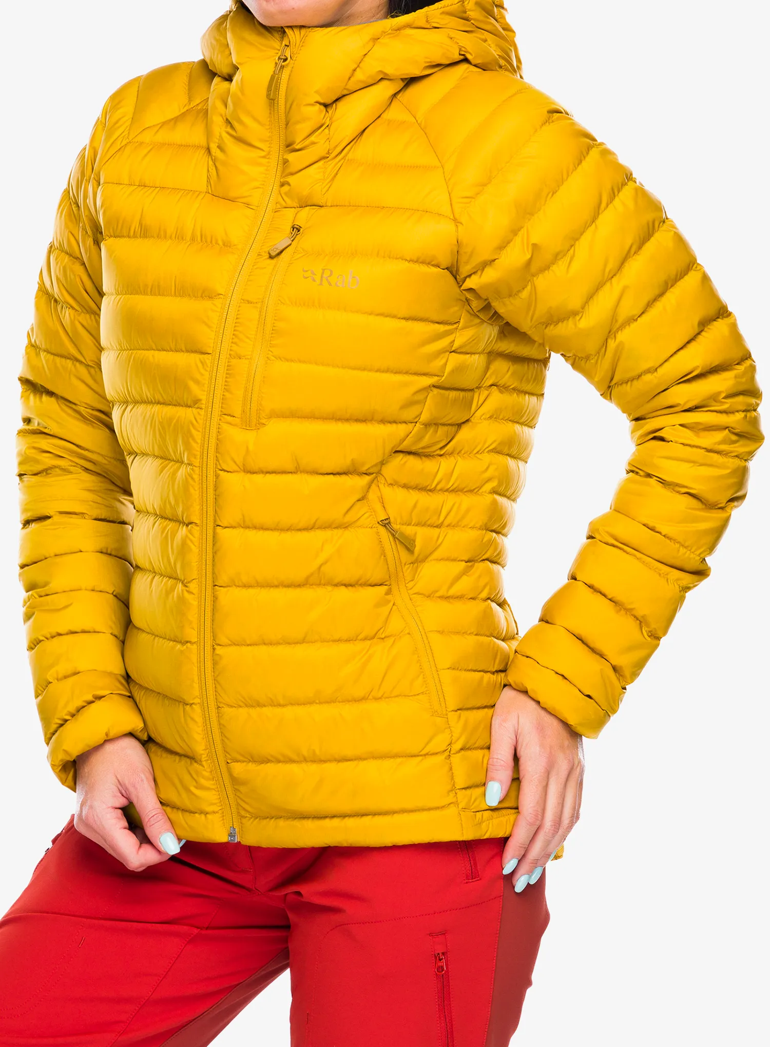 Ženska puhovka Rab Microlight Alpine Jacket - sahara